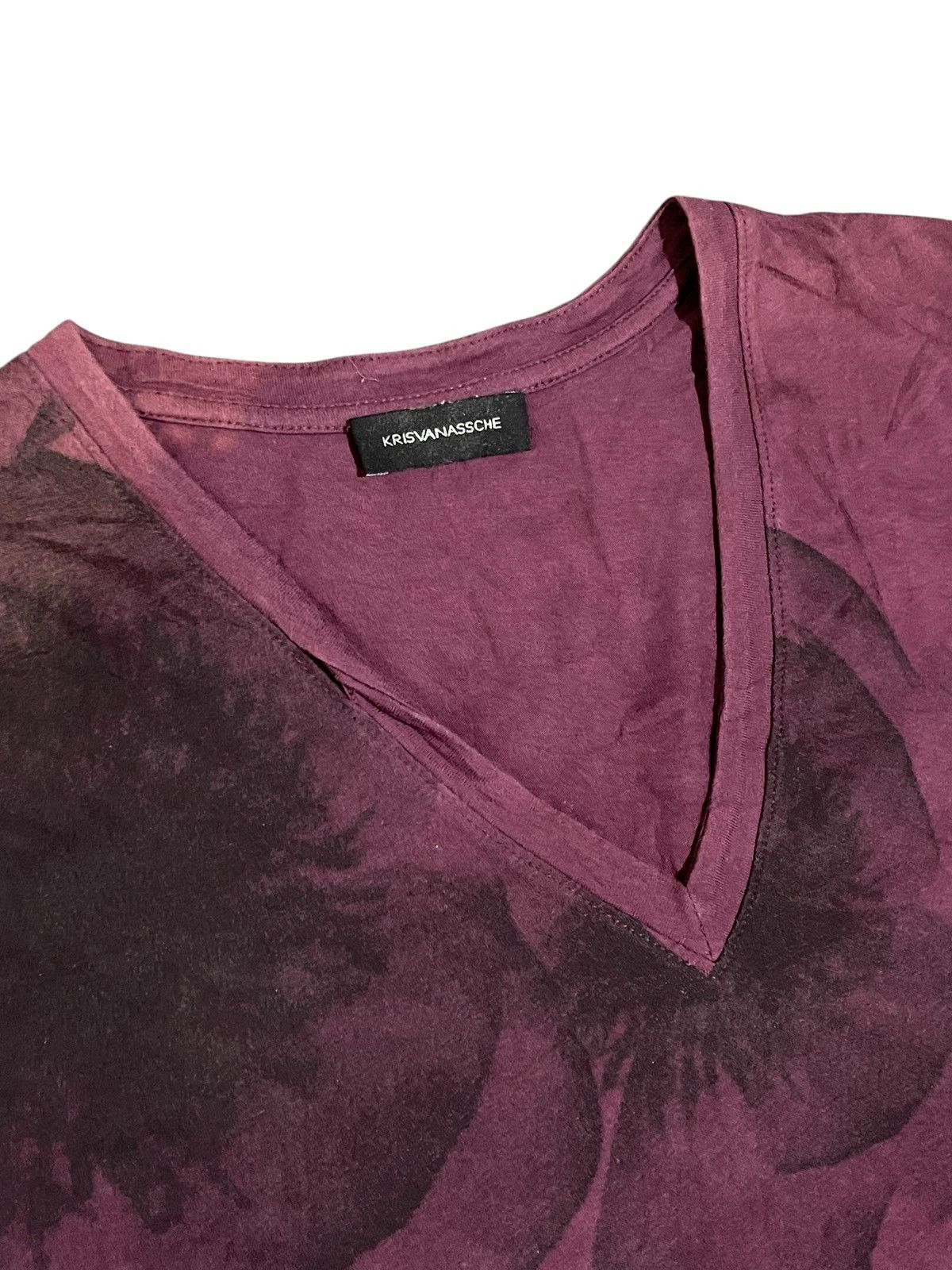Kris Van Assche Kris Van Assche Floral Printed T Shirt Size US XS / EU 42 / 0 - 7 Thumbnail