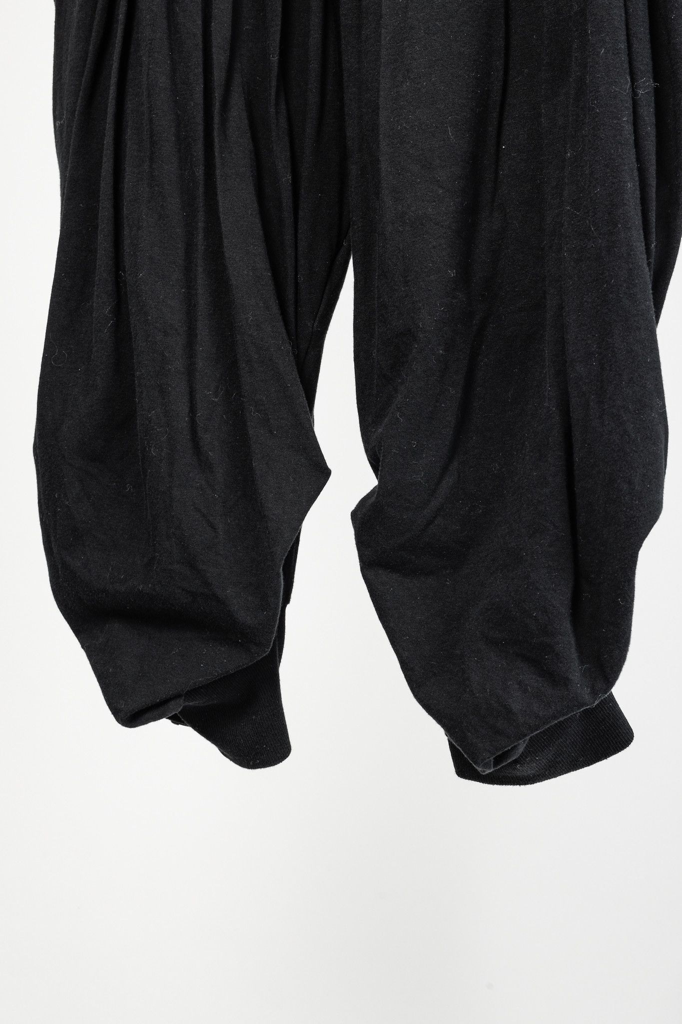 Other Elm Design Black Cotton-Jersey Pleated Capris Size 26" / US 2 / IT 38 - 6 Thumbnail
