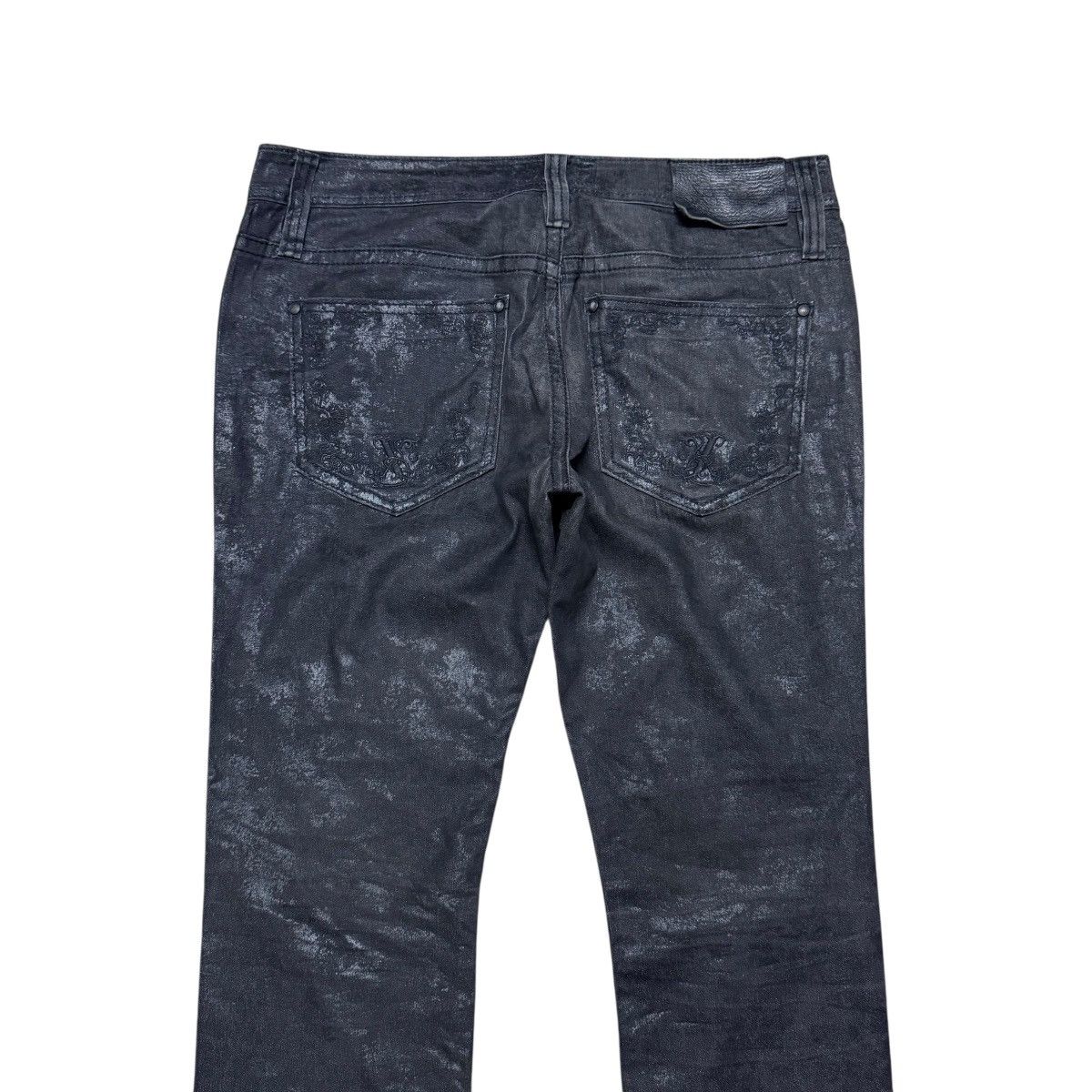 Le Grande Bleu (L.G.B.) Xfrm Black Waxed Denim Jeans 'The Outsider Rude Life & Vibe Size US 32 / EU 48 - 10 Thumbnail