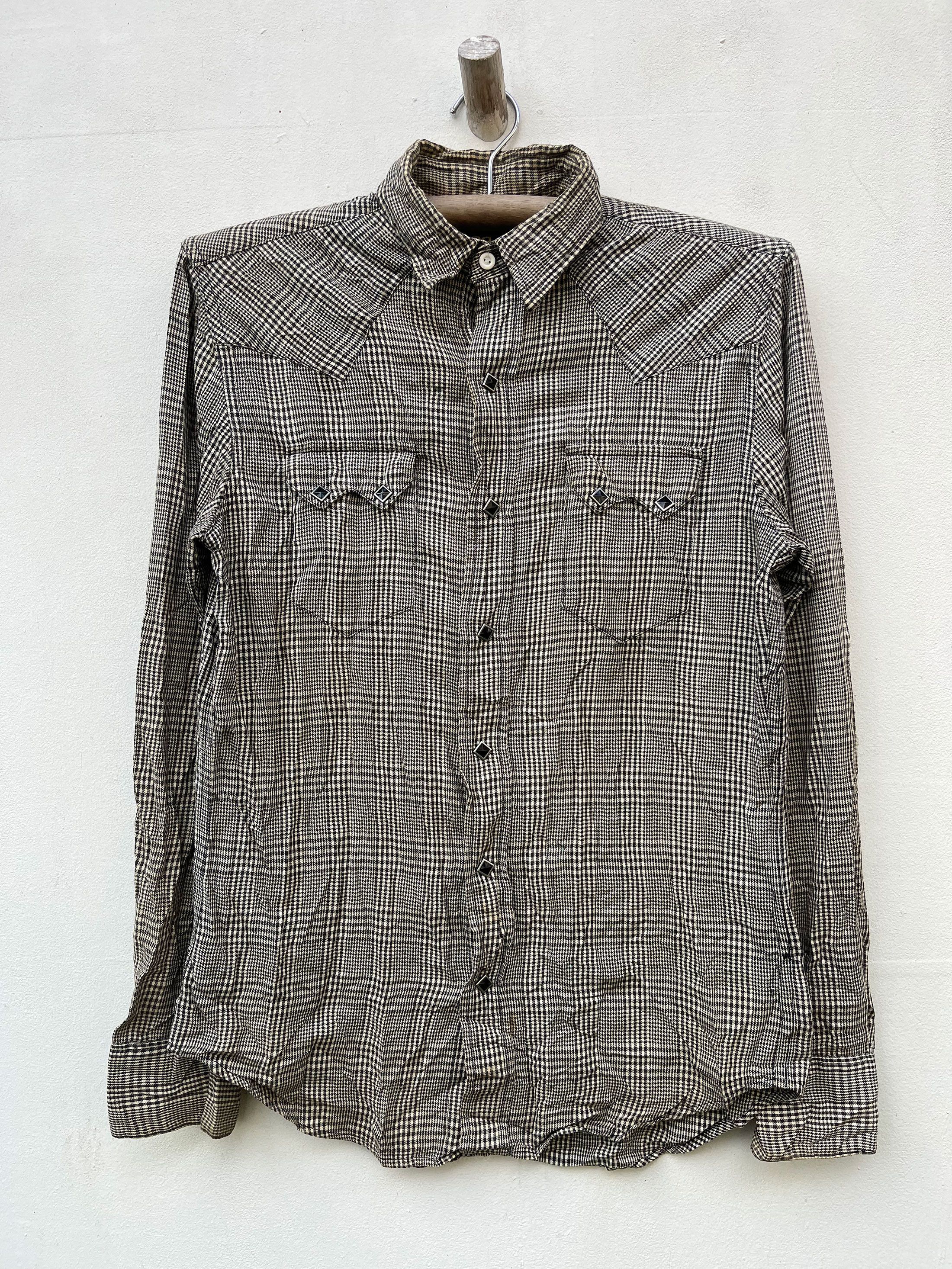 RRL Ralph Lauren Polo Ralph Lauren RRL Pearl Snap Western Shirt Long Sleeve Size US S / EU 44-46 / 1 - 1 Thumbnail