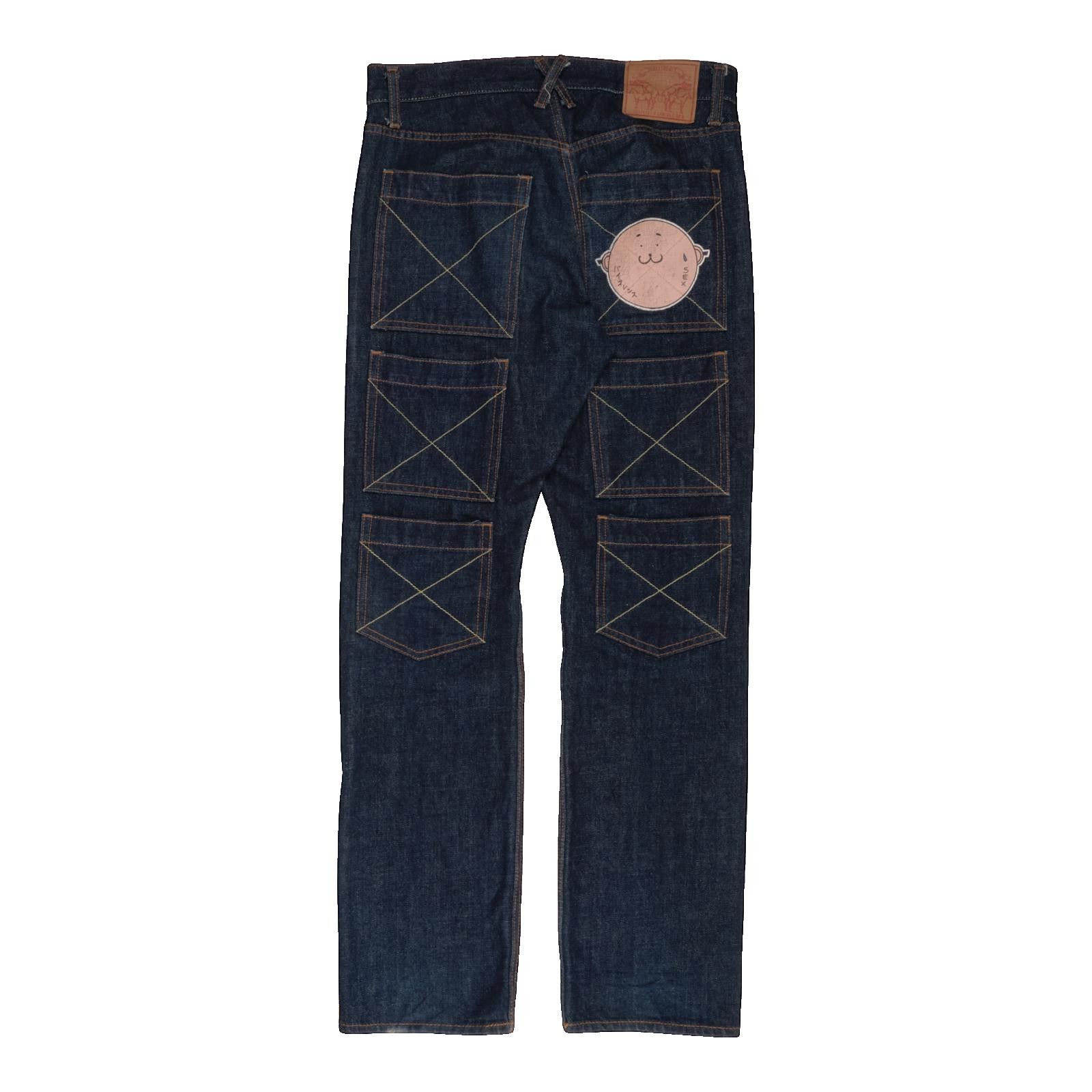 20471120 20471120 "Double Sex" AW97 Hyoma Face 6 Pocket Jeans Size 32" / US 10 / IT 46 - 2 Thumbnail