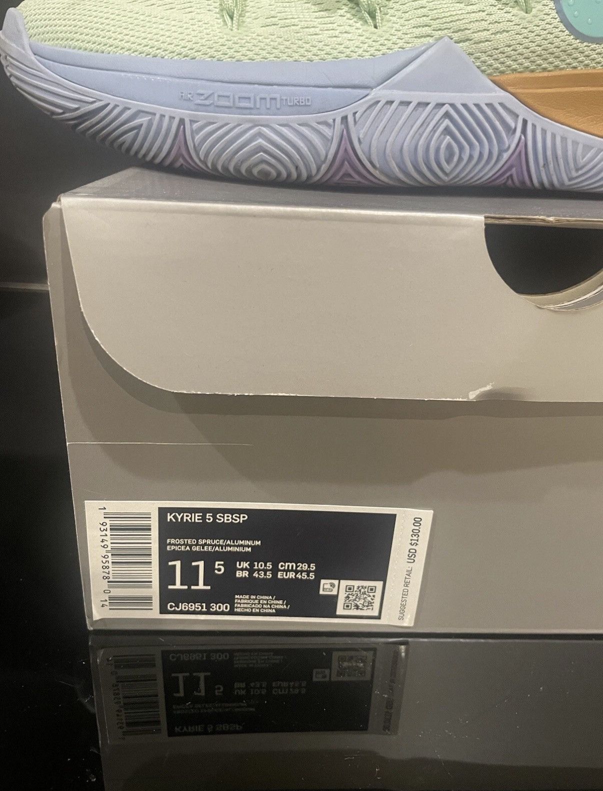 Nike Nike SpongeBob SquarePants x Kyrie 5 Squidward size 11.5 Size US 11.5 / EU 44-45 - 6 Thumbnail