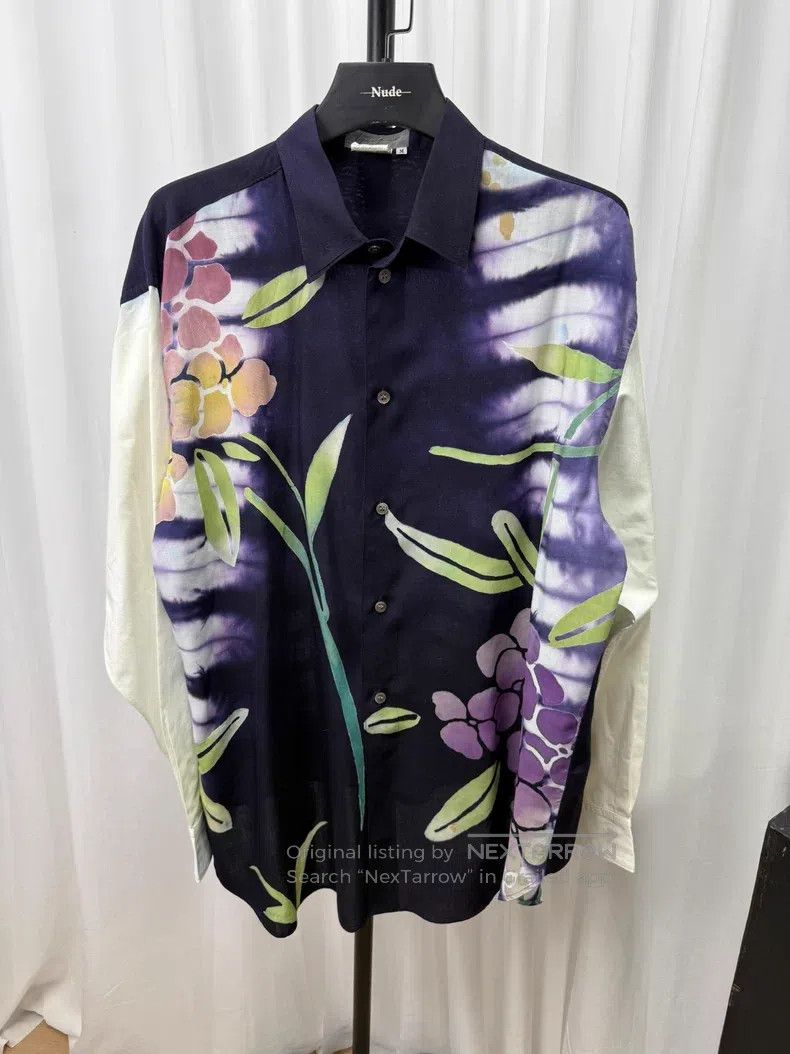 Yohji Yamamoto YOHJI YAMAMOTO Psychedelic floral shirt Size US M / EU 48-50 / 2 - 1 Thumbnail