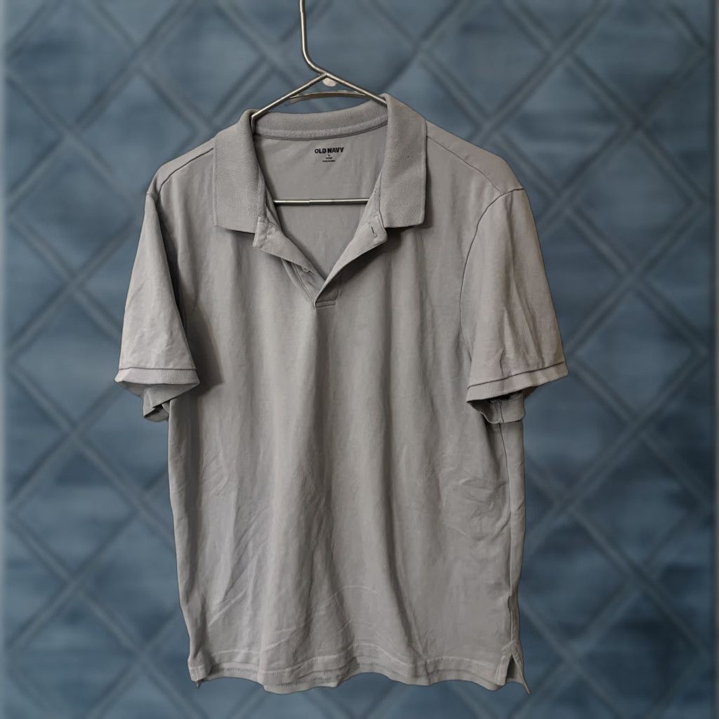 Old Navy Old Navy Polo Shirt Men’s Gray Classic Fit Go Dry Cotton Golf Shirt Size L) Size US L / EU 52-54 / 3 - 1 Thumbnail