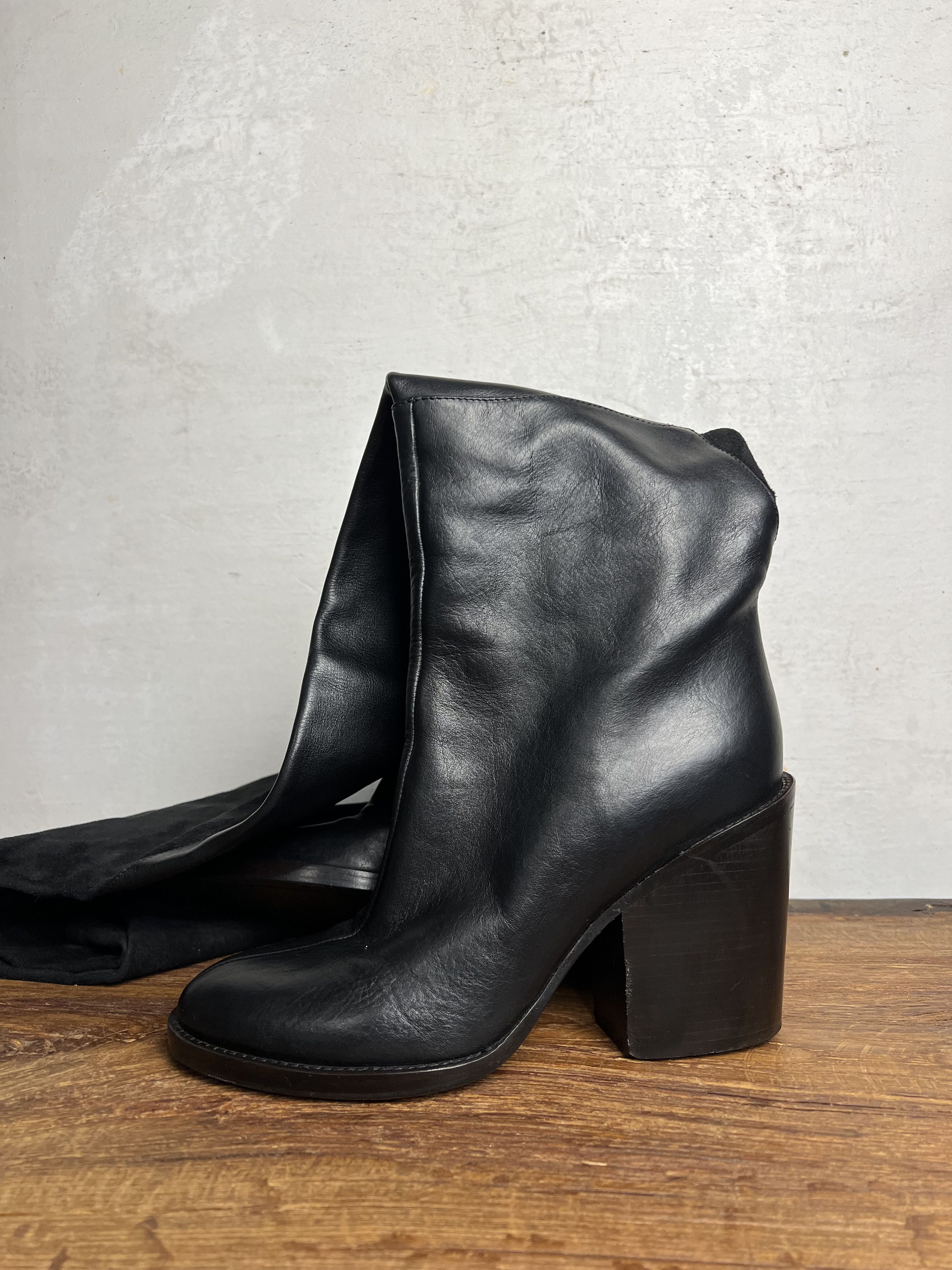Haider Ackermann Haider Ackermann FW13 High Knee Deer Leather Boots Size US 9 / IT 39 - 7 Thumbnail