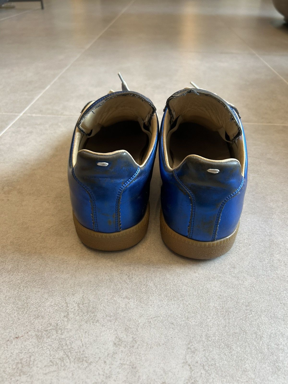 Maison Margiela RARE Margiela GAT Holographic Blue Size US 12 / EU 45 - 6 Thumbnail