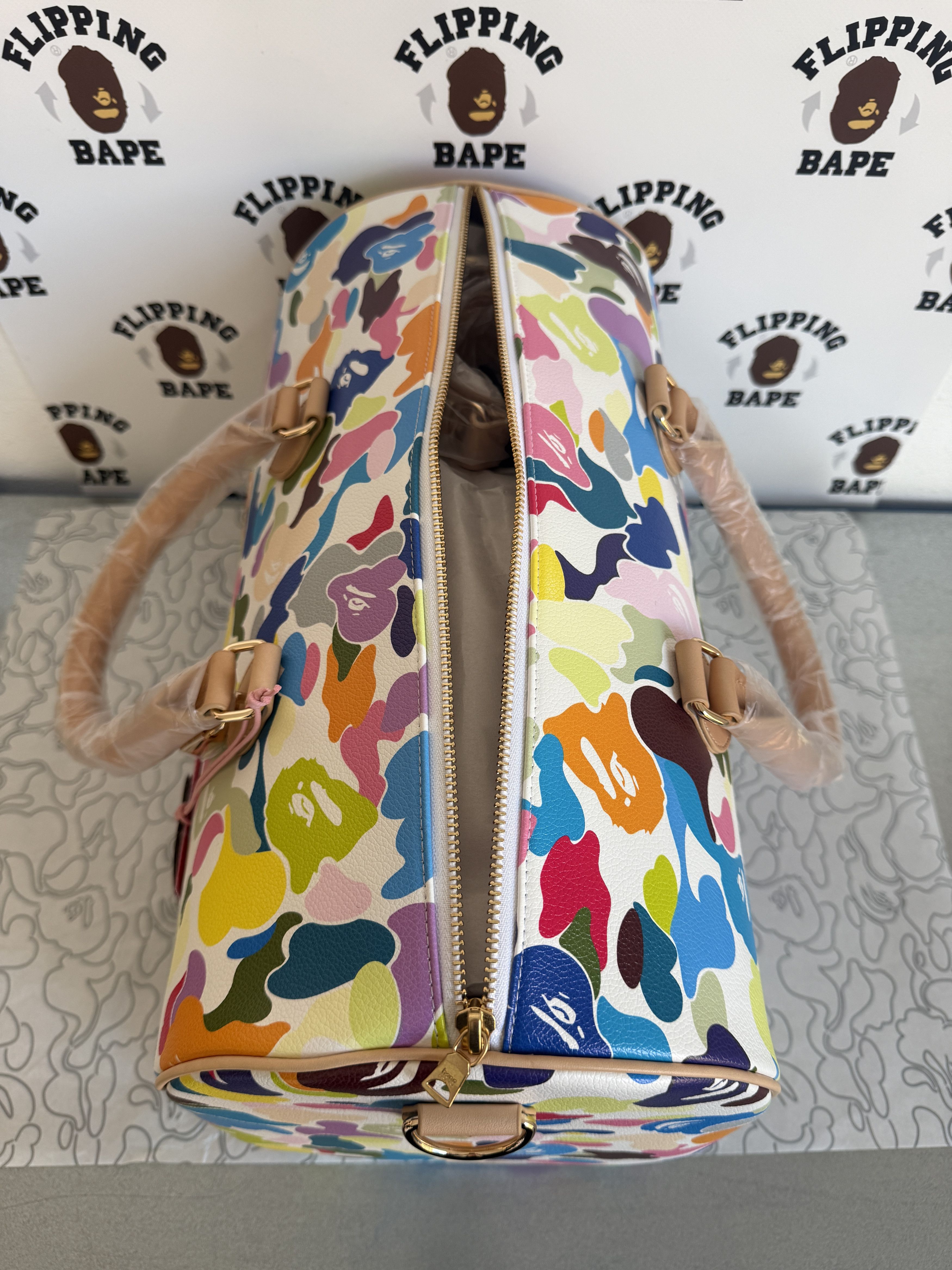 Bape MULTI CAMO BOSTON BAG Size ONE SIZE - 8 Thumbnail