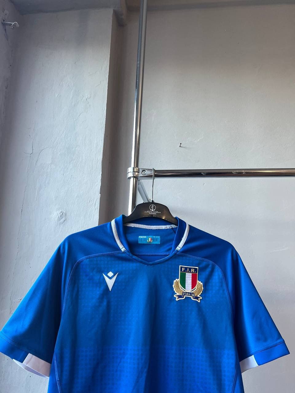 Macron 2021/22 ITALY(ITALIA) TEAM HOME RUGBY JERSEY SHIRT MACRON XL Size US XL / EU 56 / 4 - 4 Thumbnail