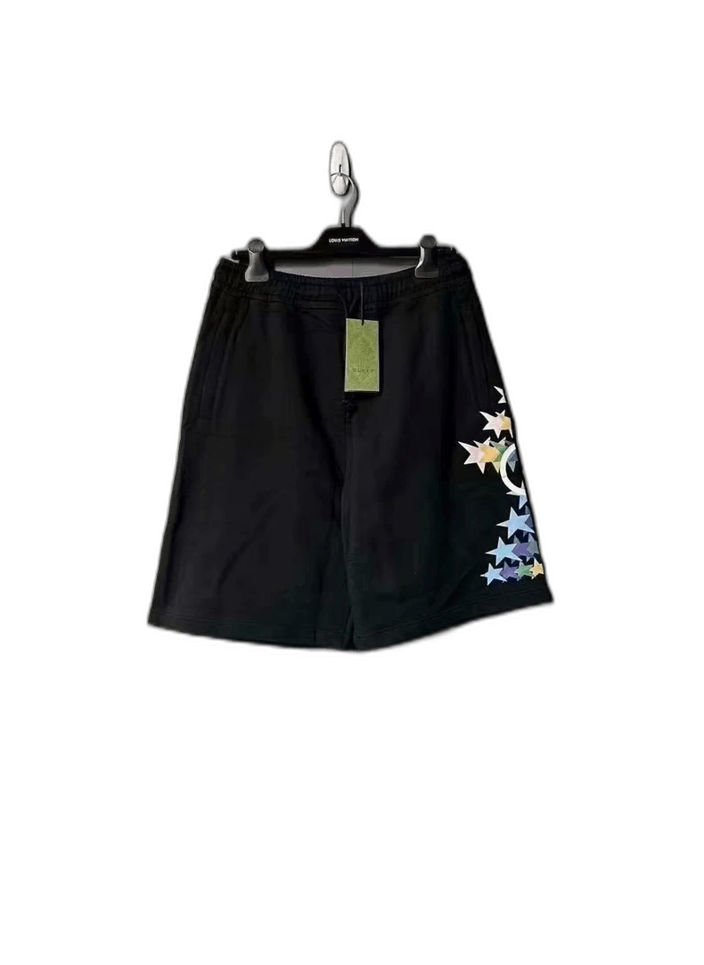 Gucci Gucci Black Star Pattern Shorts-yf Size US 27 - 1 Thumbnail
