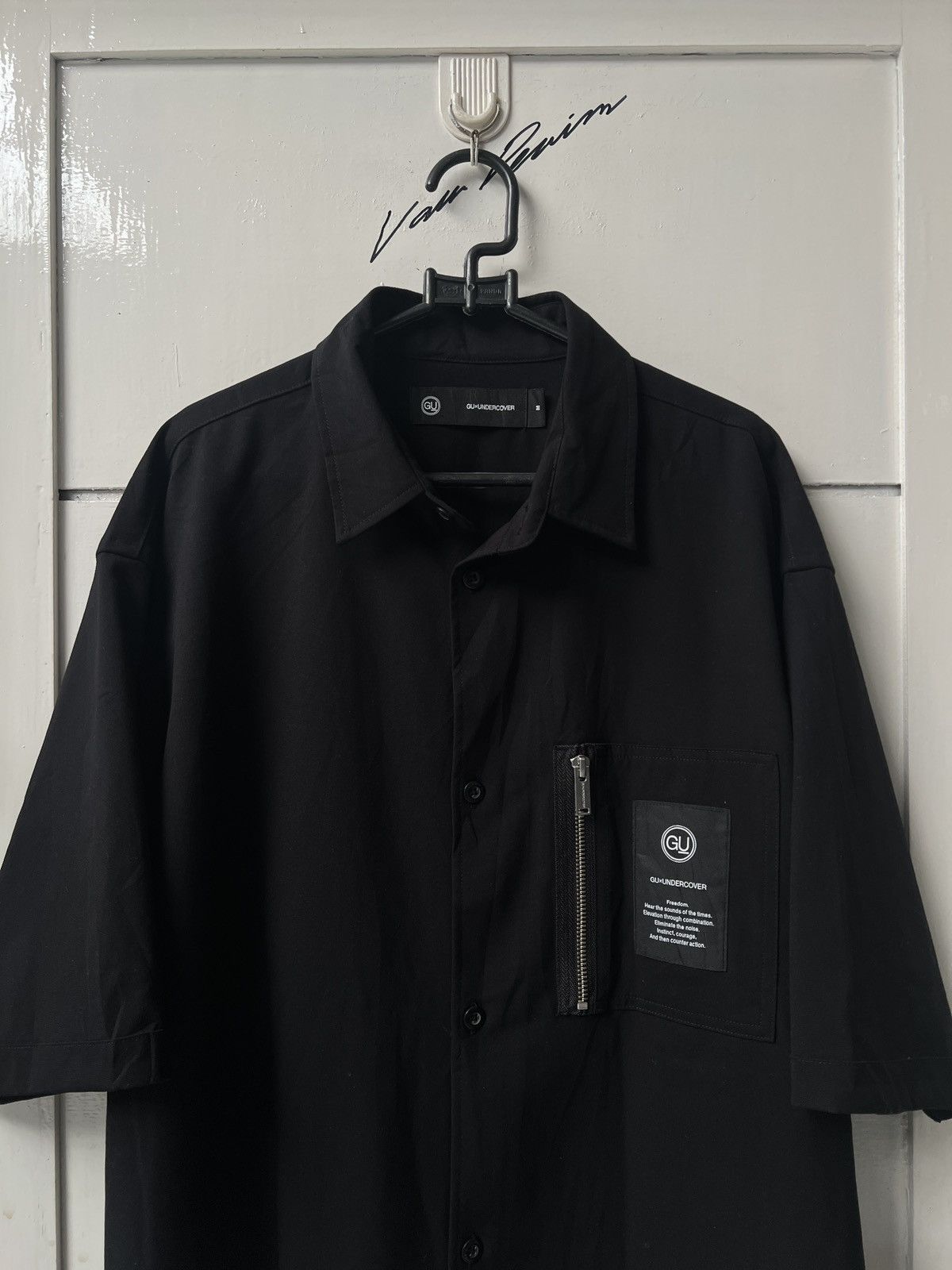 Undercover GU UNDERCOVER Black Zip Boxy Oversize Shirt Size US L / EU 52-54 / 3 - 6 Thumbnail