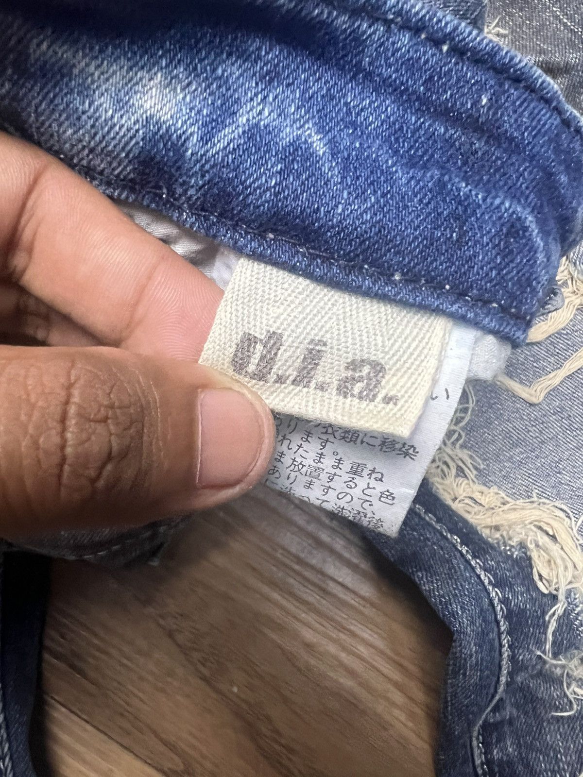 Japanese Brand d.i.a. Ripped Distressed Skinny Jeans Korean Streetwear (42) Size 26" / US 2 / IT 38 - 11 Thumbnail