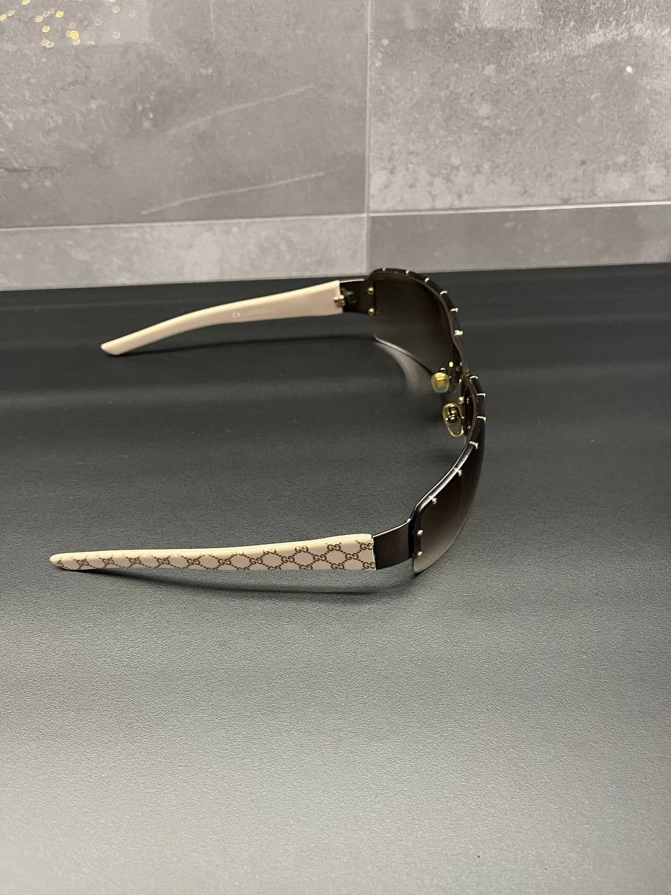 Gucci Gucci Guccissima Gradient Studded GG1823/S Semi Rimless Size ONE SIZE - 3 Thumbnail