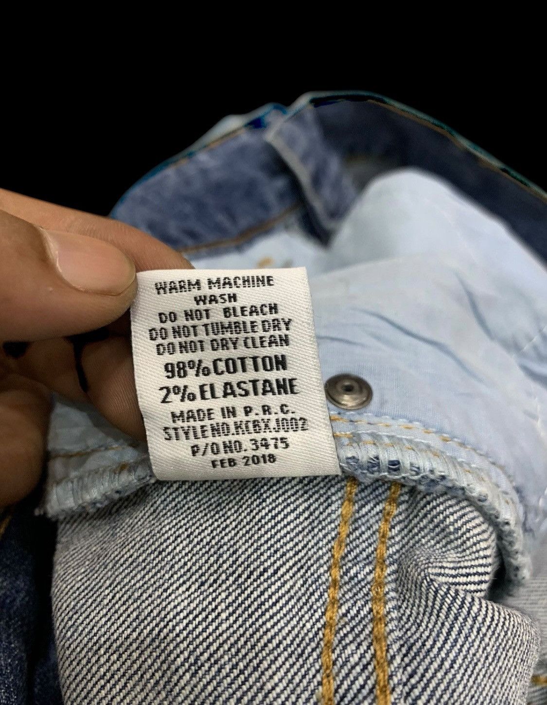 Japanese Brand × Vintage Japanese KSCY Melbourne denim jeans Size US 34 / EU 50 - 12 Thumbnail