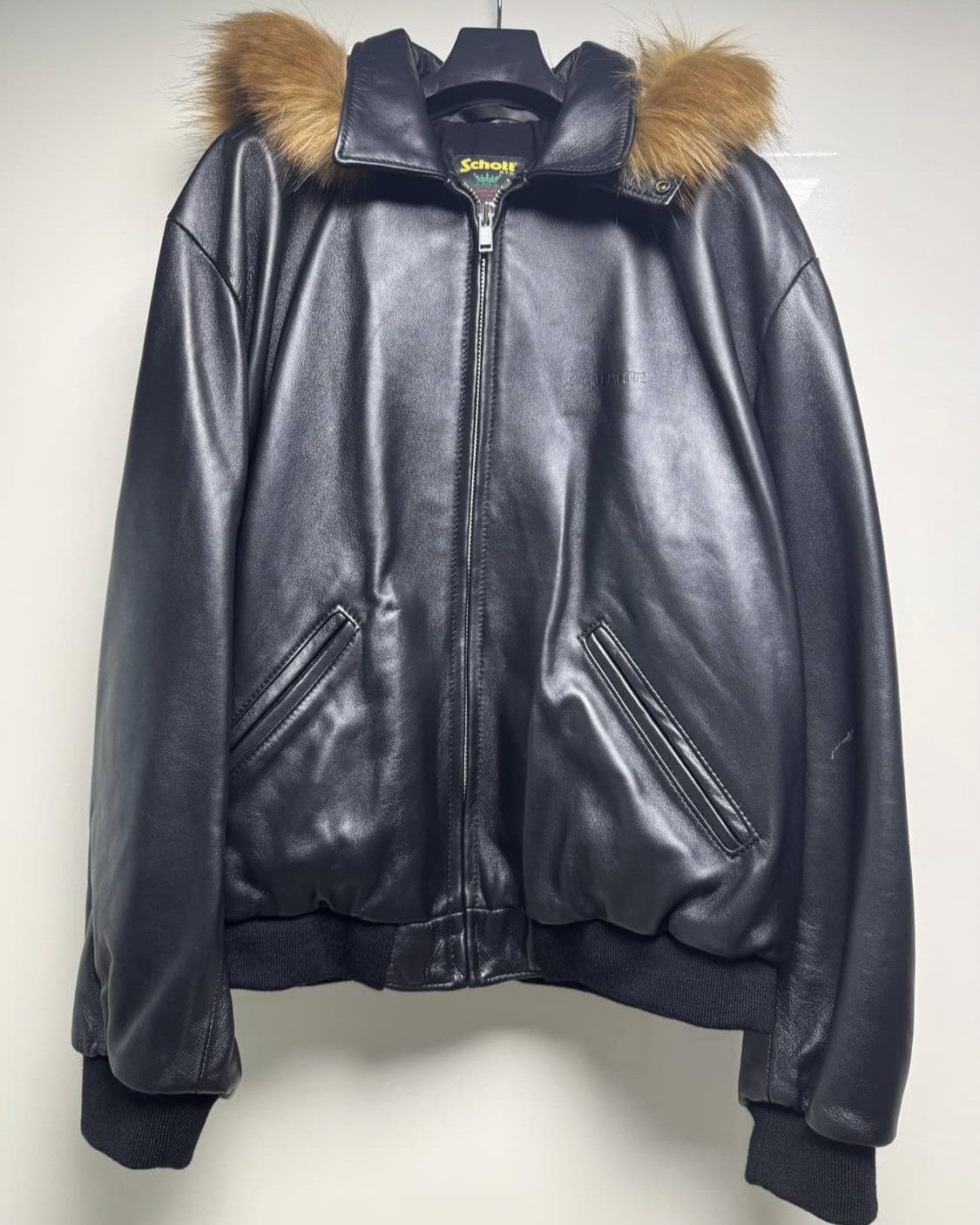 Supreme Supreme x Schott Hooded Bomber Leather Jacket Size US M / EU 48-50 / 2 - 1 Thumbnail