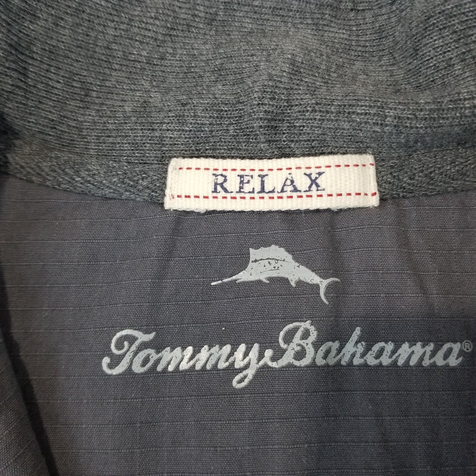 Tommy Bahama Tommy Bahama Relax Sweater Men’s Large Gray 1/4 Zip Pullover Size US L / EU 52-54 / 3 - 4 Thumbnail