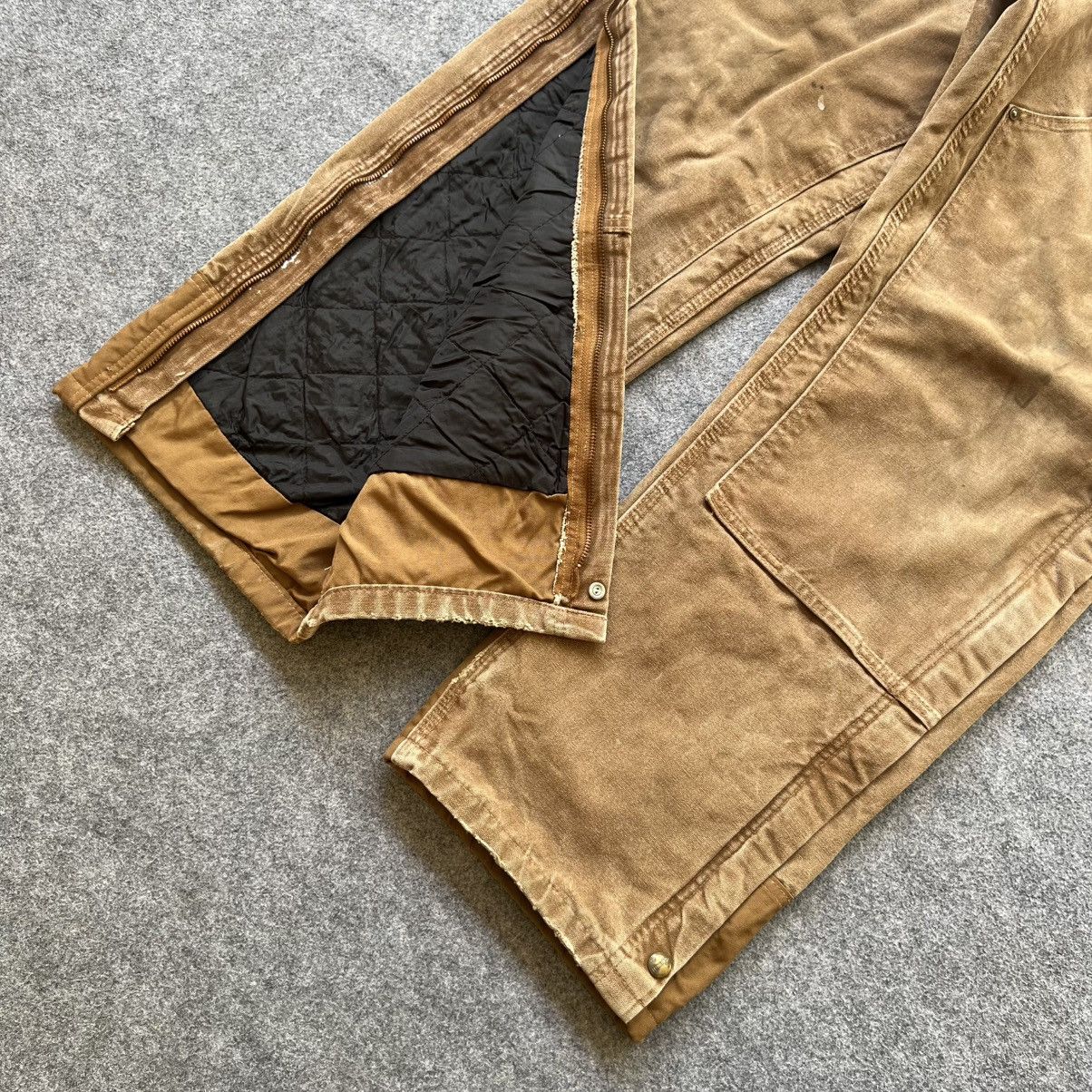 Carhartt × Vintage Vintage Carhartt Quilted Double Knee Pant B194 BRN Size US 38 / EU 54 - 12 Thumbnail