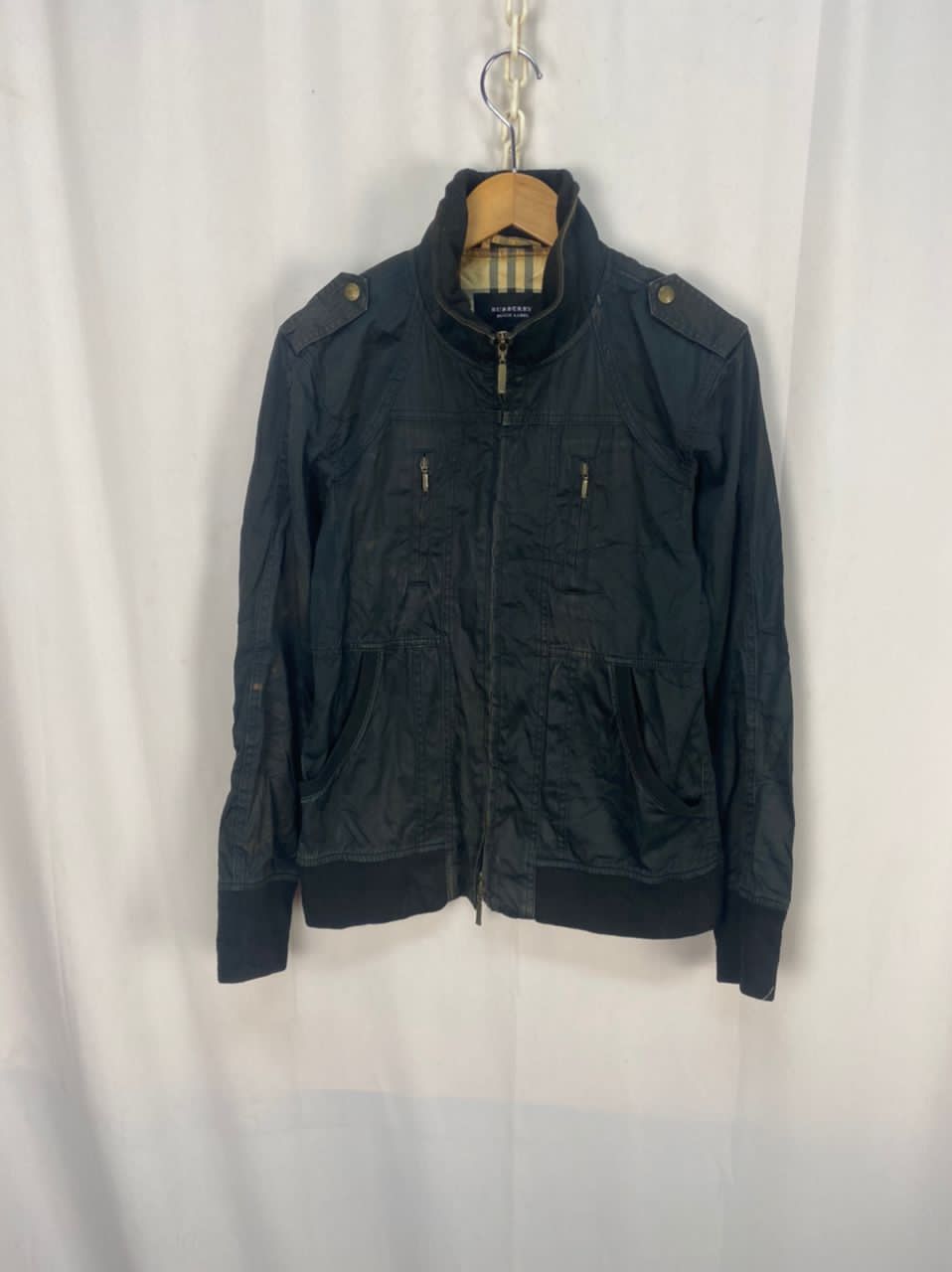 Burberry Burberry black label distressed zipper jacket Size US XS / EU 42 / 0 - 10 Thumbnail