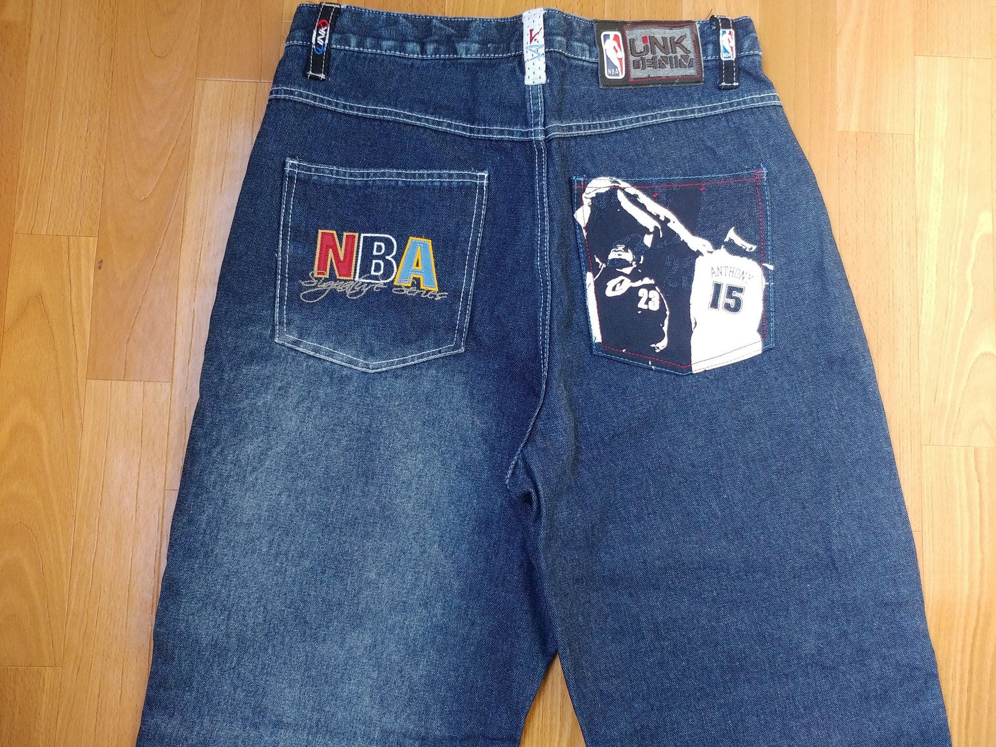 NBA NBA jeans, vintage UNK basketball, Cleveland Cavaliers W 32 Size US 32 / EU 48 - 10 Thumbnail
