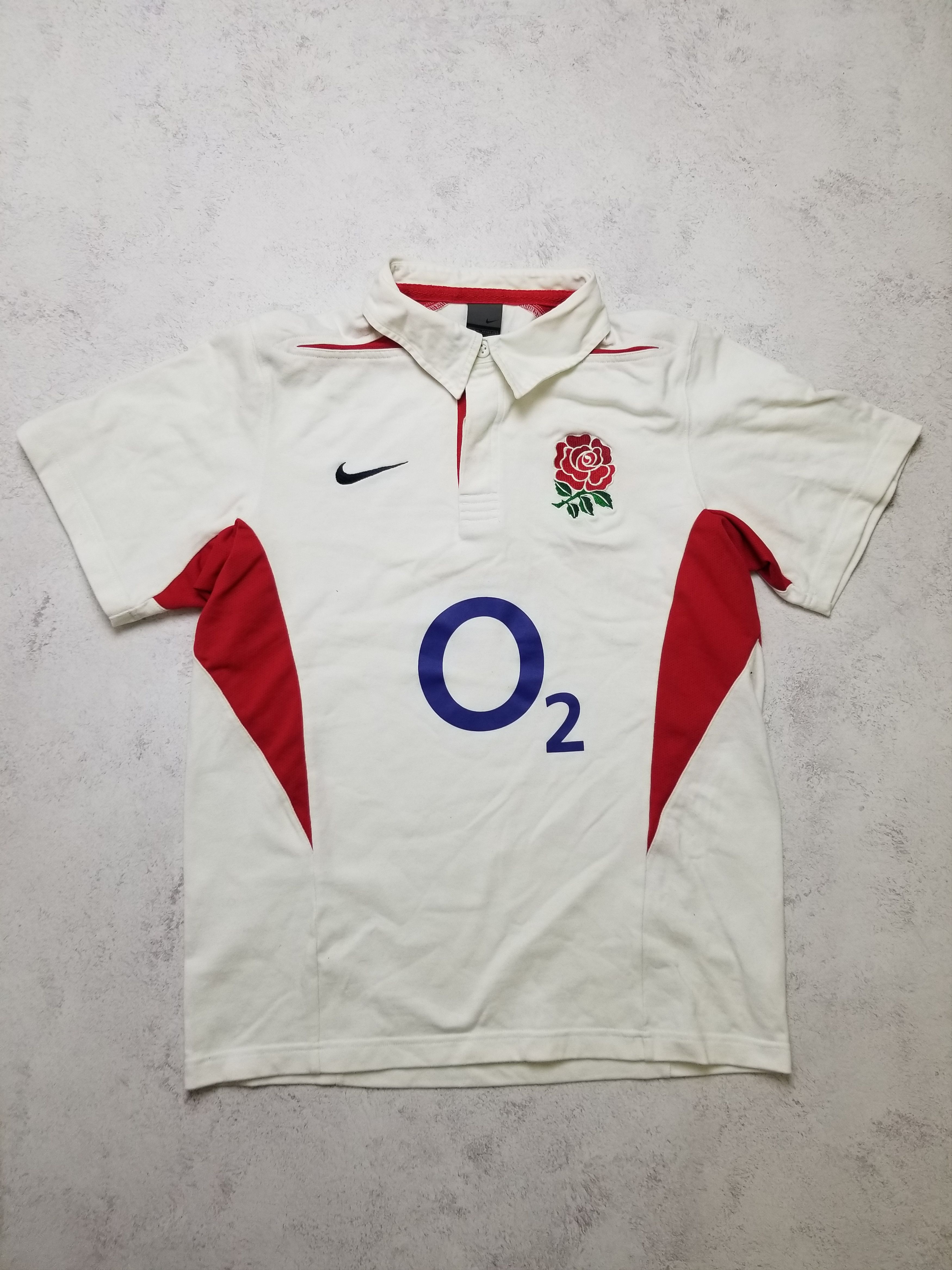 Nike Nike England 2003/2004 Rugby Union Home Shirt Jersey Size US M / EU 48-50 / 2 - 1 Thumbnail