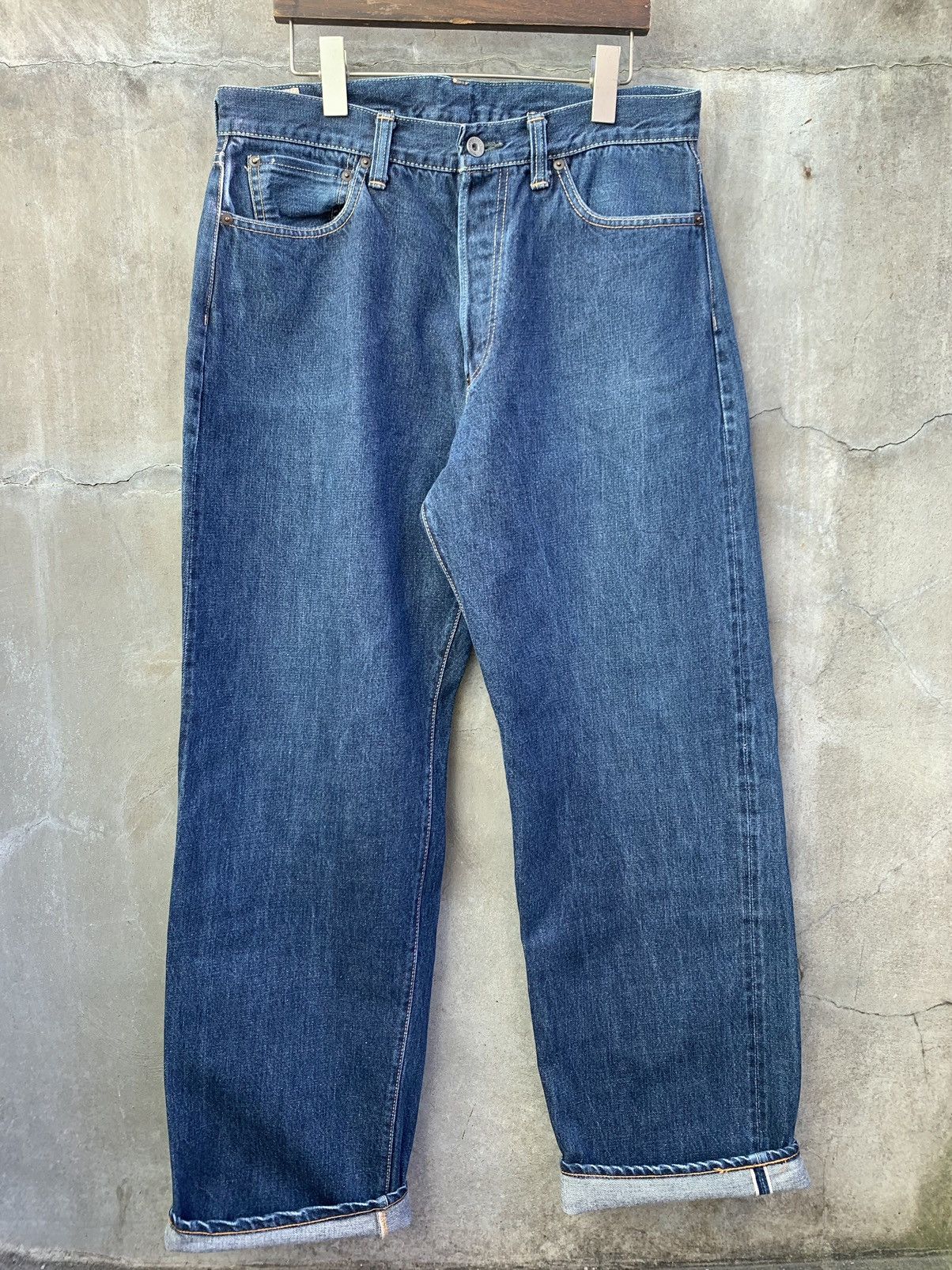 Cinch Back Selvedge Jeans