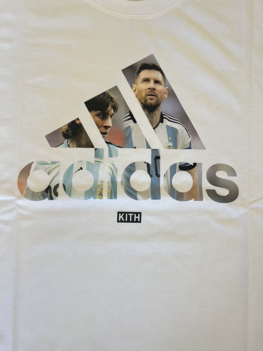 Kith Kith & Messi for adidas Football Graphic Tee Size US XL / EU 56 / 4 - 4 Thumbnail