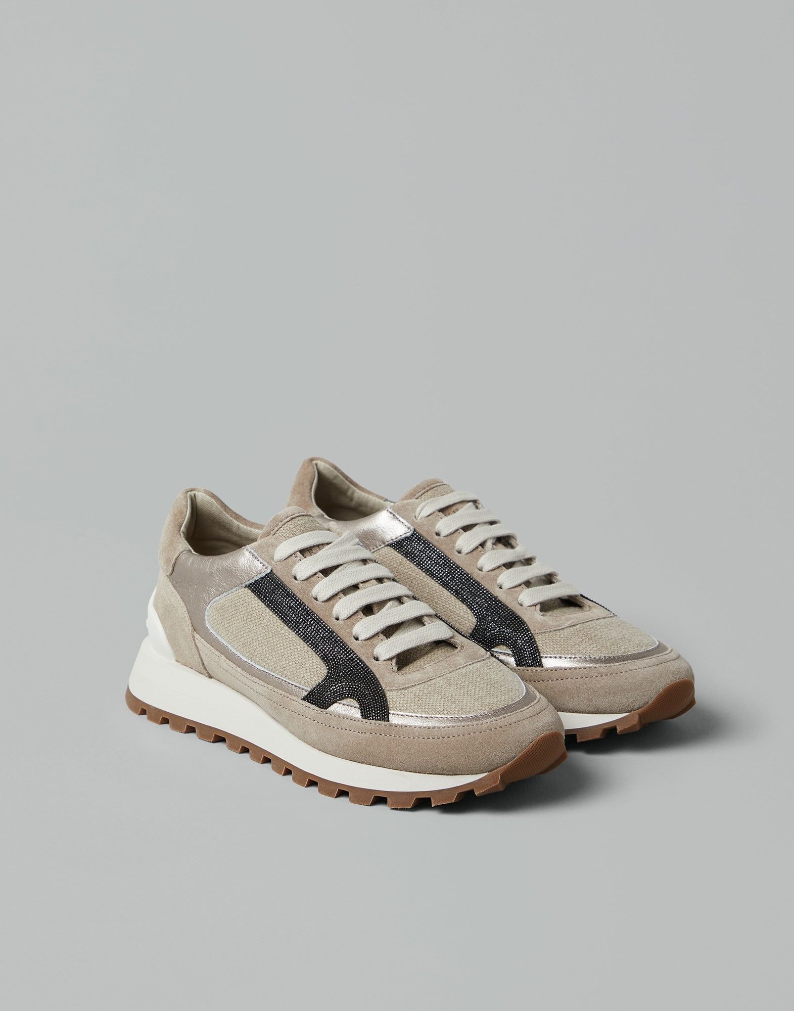 Brunello Cucinelli o1la1rc1a0425 Low-Top Sneakers in Multicolor Size US 9 / IT 39 - 1 Thumbnail