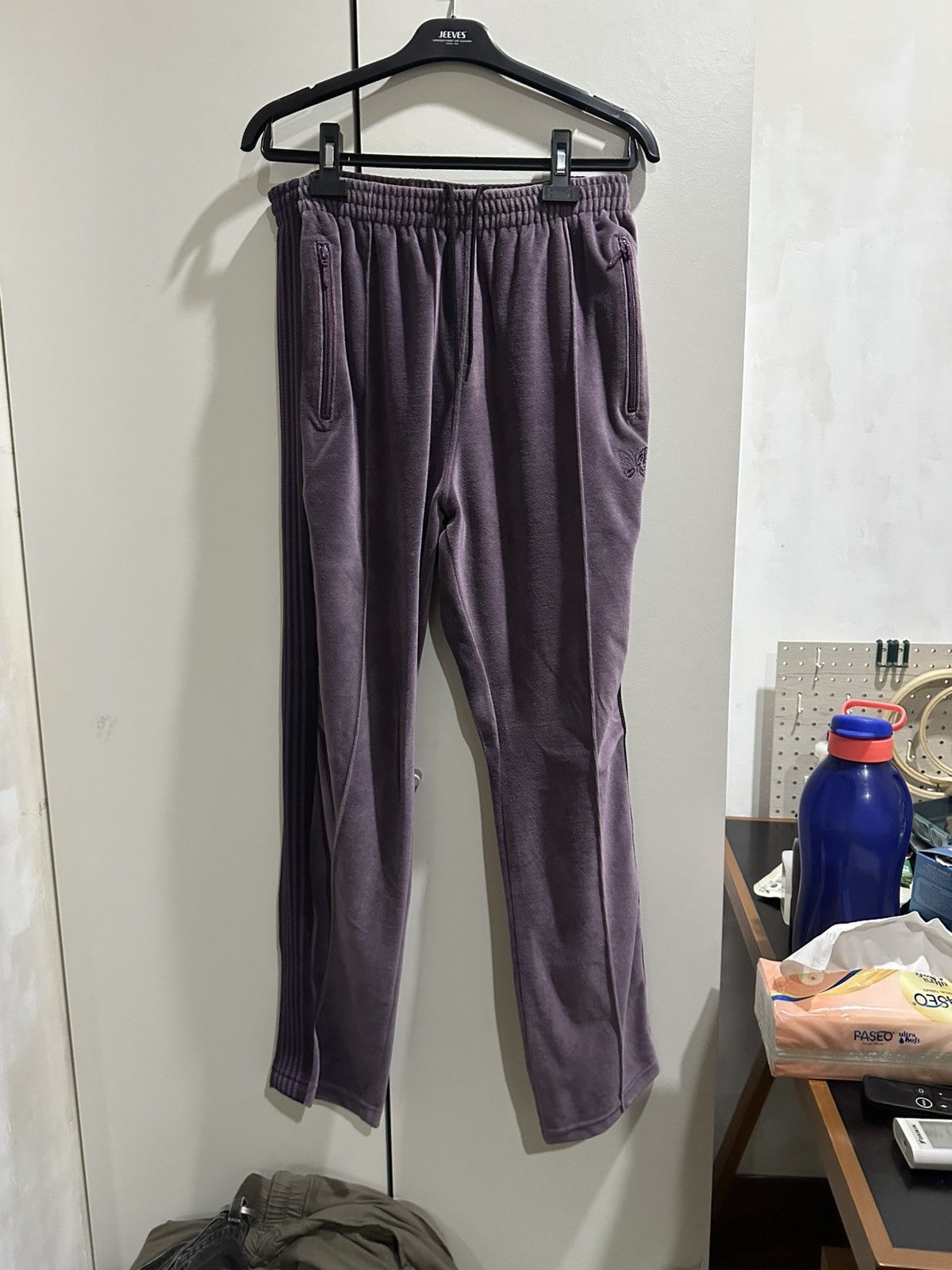 Needles Needles velour sweatpants sz M purple Size US 31 - 2 Thumbnail