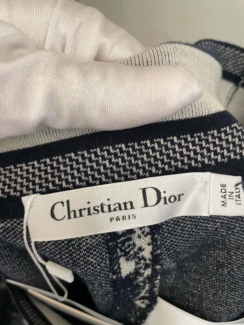Dior Dior Dark blue zoo cashmere wool trousers Size 25" / US 0 / IT 36 - 3 Thumbnail