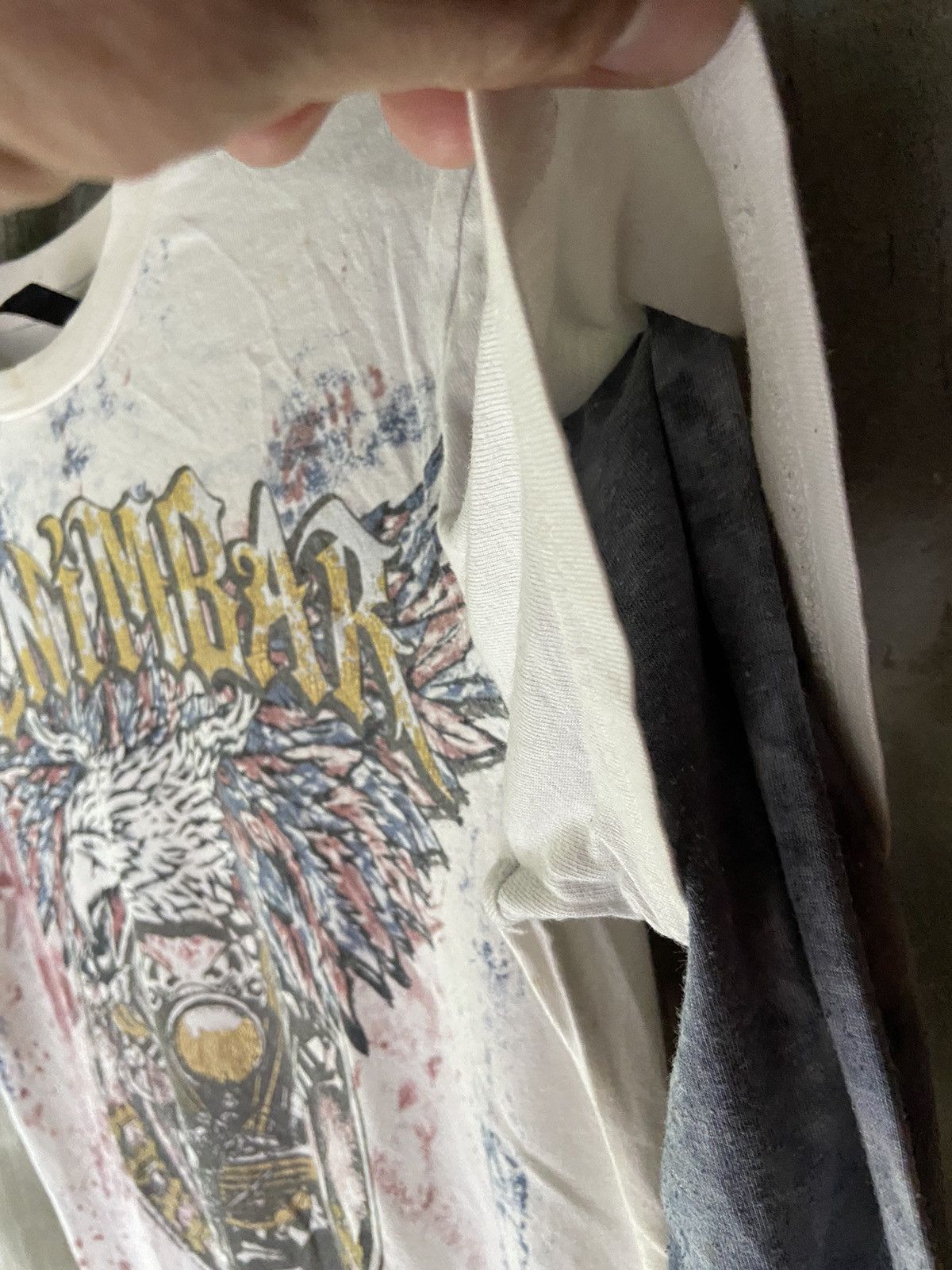 If Six Was Nine DOUBLE LAYER DENIMBAR BIRD MOTORCYCLE LONG SLEEVE Size US S / EU 44-46 / 1 - 7 Thumbnail