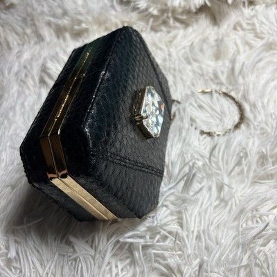 Other RARE Inge Christopher Snake Skin clutch purse Swarovski Cent Size ONE SIZE - 6 Thumbnail