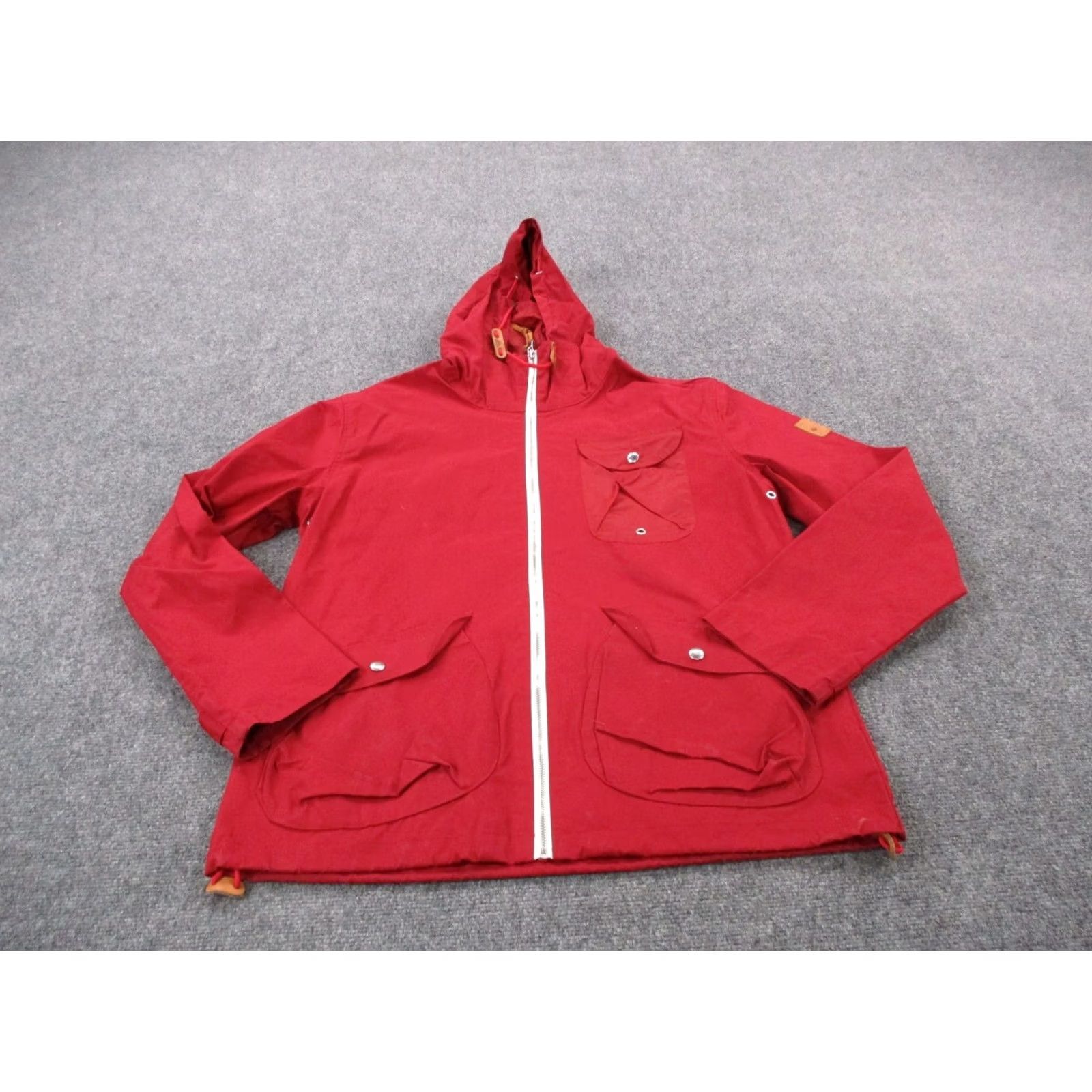 Penfield Penfield Jacket Mens L Red Outdoor Rain Coat Zip Hooded Lightweight Water Resistant Pockets Windproof 90s? Size US L / EU 52-54 / 3 - 2 Thumbnail