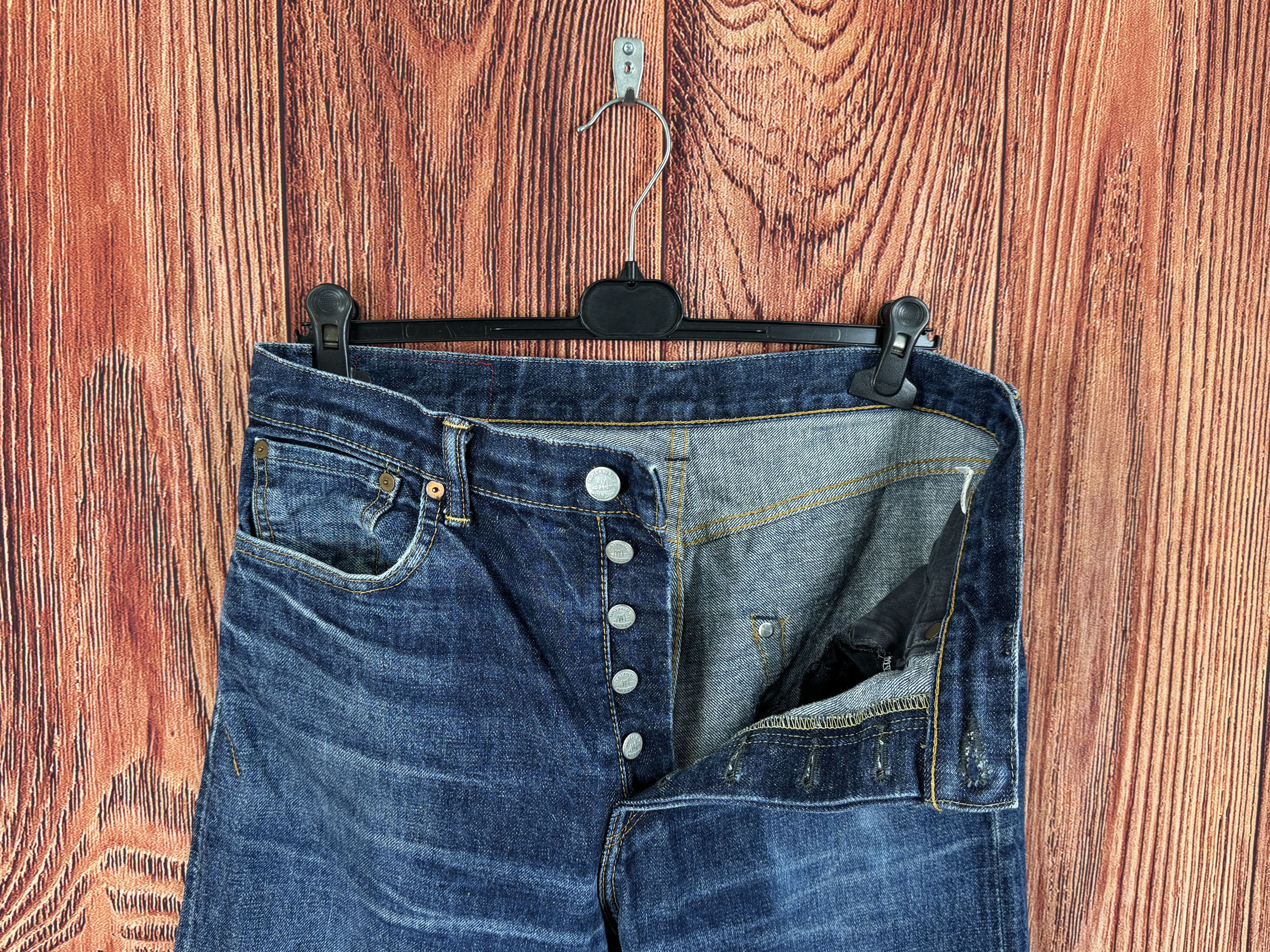 Hiroshi Kato Triple A Hiroshi KATO Tool Project Selvedge Denim Made Japan Size US 33 - 11 Thumbnail