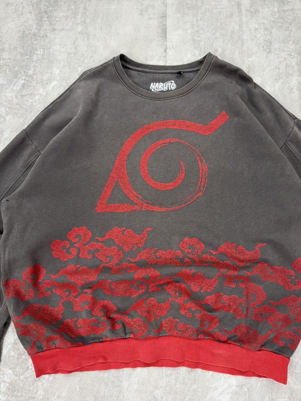 Anime × Vintage Vintage NARUTO MASASHI KISHIMOTO 2002 Sweatshirt Faded Size US L / EU 52-54 / 3 - 3 Thumbnail