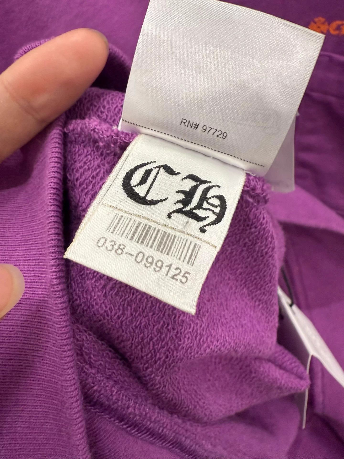 Chrome Hearts Chrome Hearts Mattboy Graffiti Purple Polo Sweatshirt, Size L / US 10 / IT 46 - 4 Thumbnail