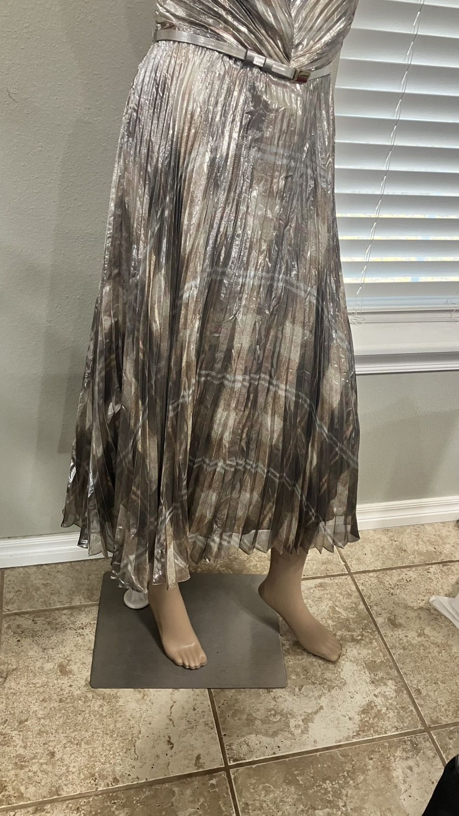 Ralph Lauren NWT Ralph Lauren Purple Label Plaid Pleated Silk Size 2 Size XS / US 0-2 / IT 36-38 - 12 Thumbnail
