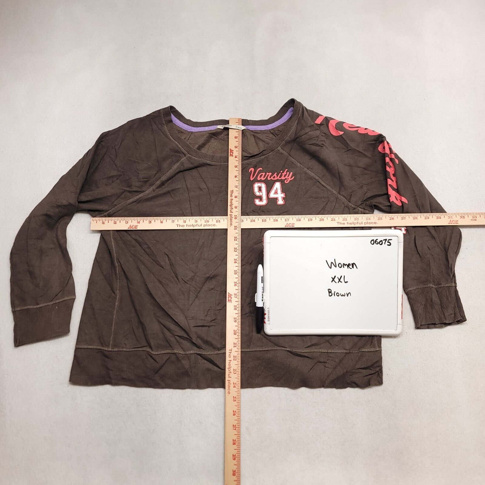Old Navy Old Navy Casual Long Sleeve Sweatshirt Womens Size 2XL Brown Size XXL / US 16-18 / IT 52-54 - 8 Thumbnail