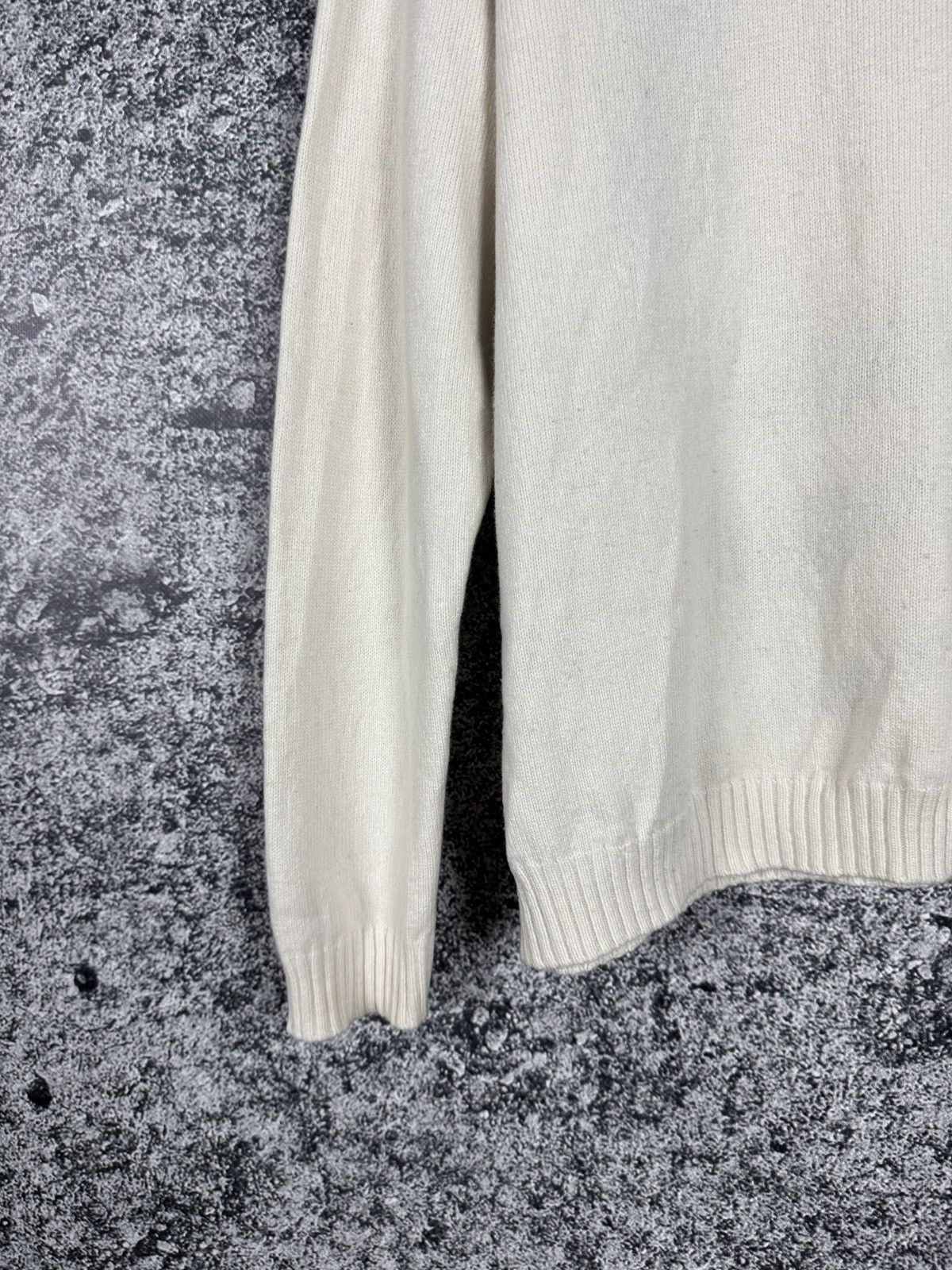 Lacoste Lacoste L!VE Patterned Knit Sweater Wool Pullover Size 40 Size S / US 4 / IT 40 - 14 Thumbnail