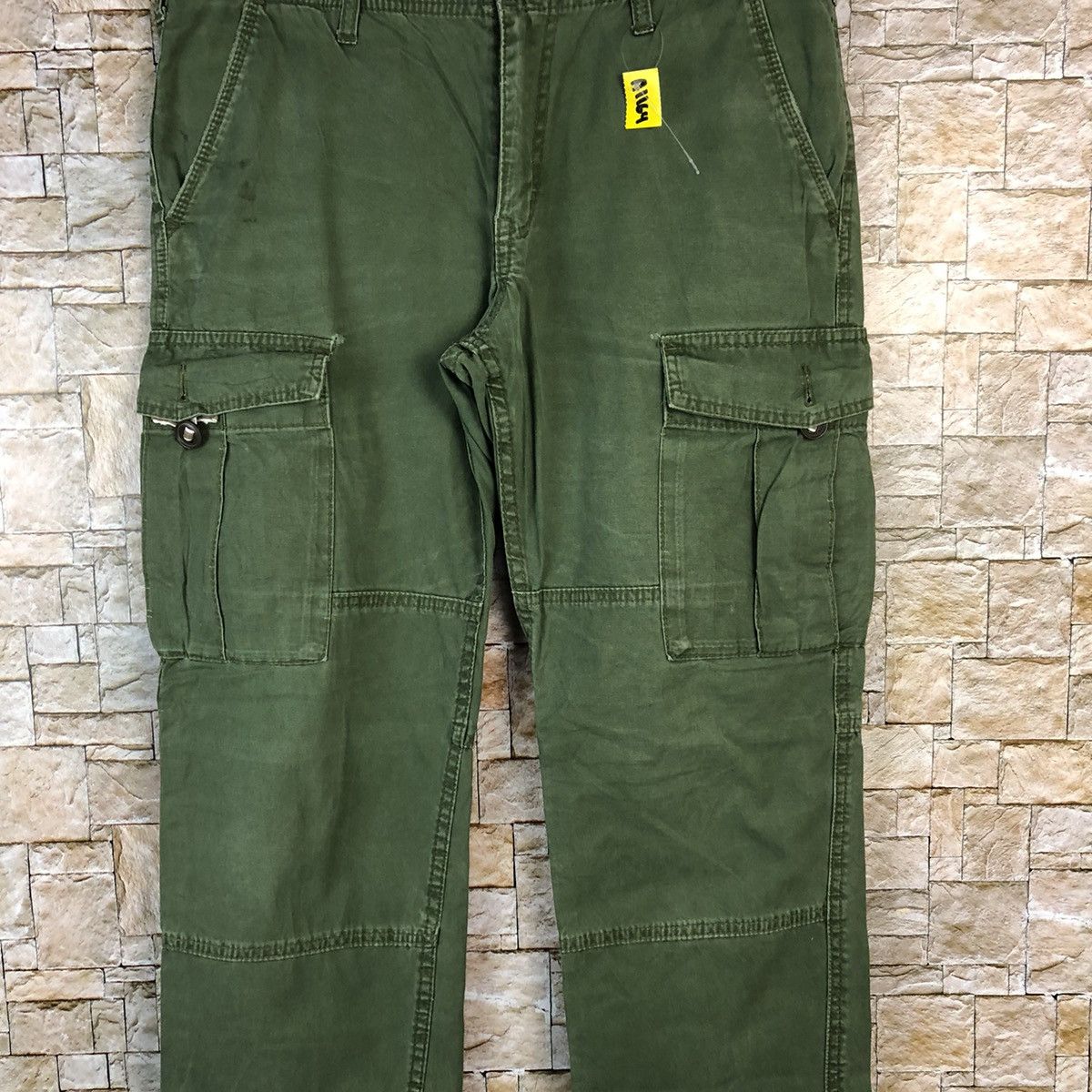 Japanese Brand Japanese Brand Green Cargo Multipocket Pants #A1164 Size US 32 / EU 48 - 5 Thumbnail