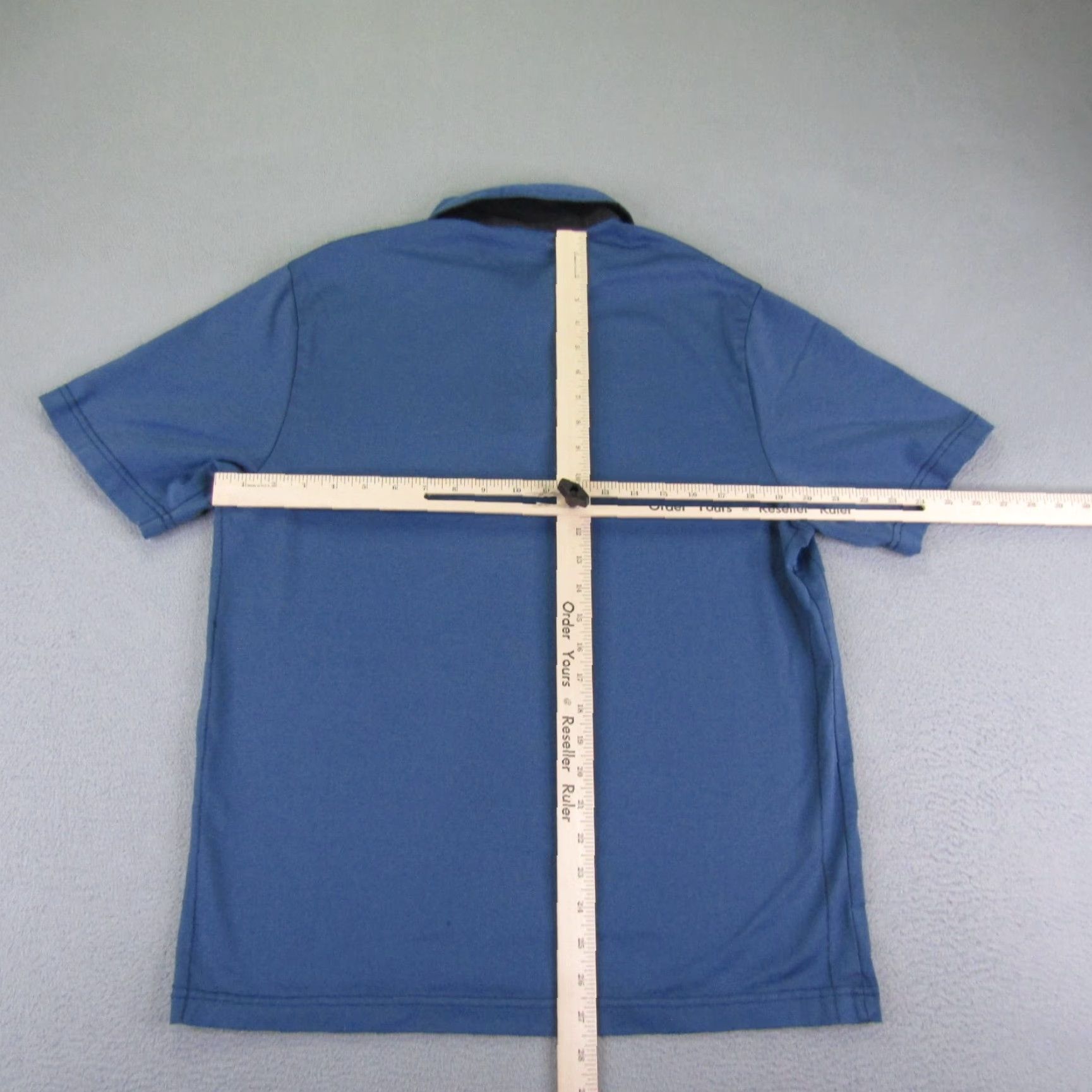 Hurley VINTAGE Hurley Polo Shirt Mens Medium Blue Skate Surfer Snap Up Y2K Polo Shirt Men M Blue Beach Outdoor Skateboarding Mens Polo Shirt Size US M / EU 48-50 / 2 - 5 Thumbnail
