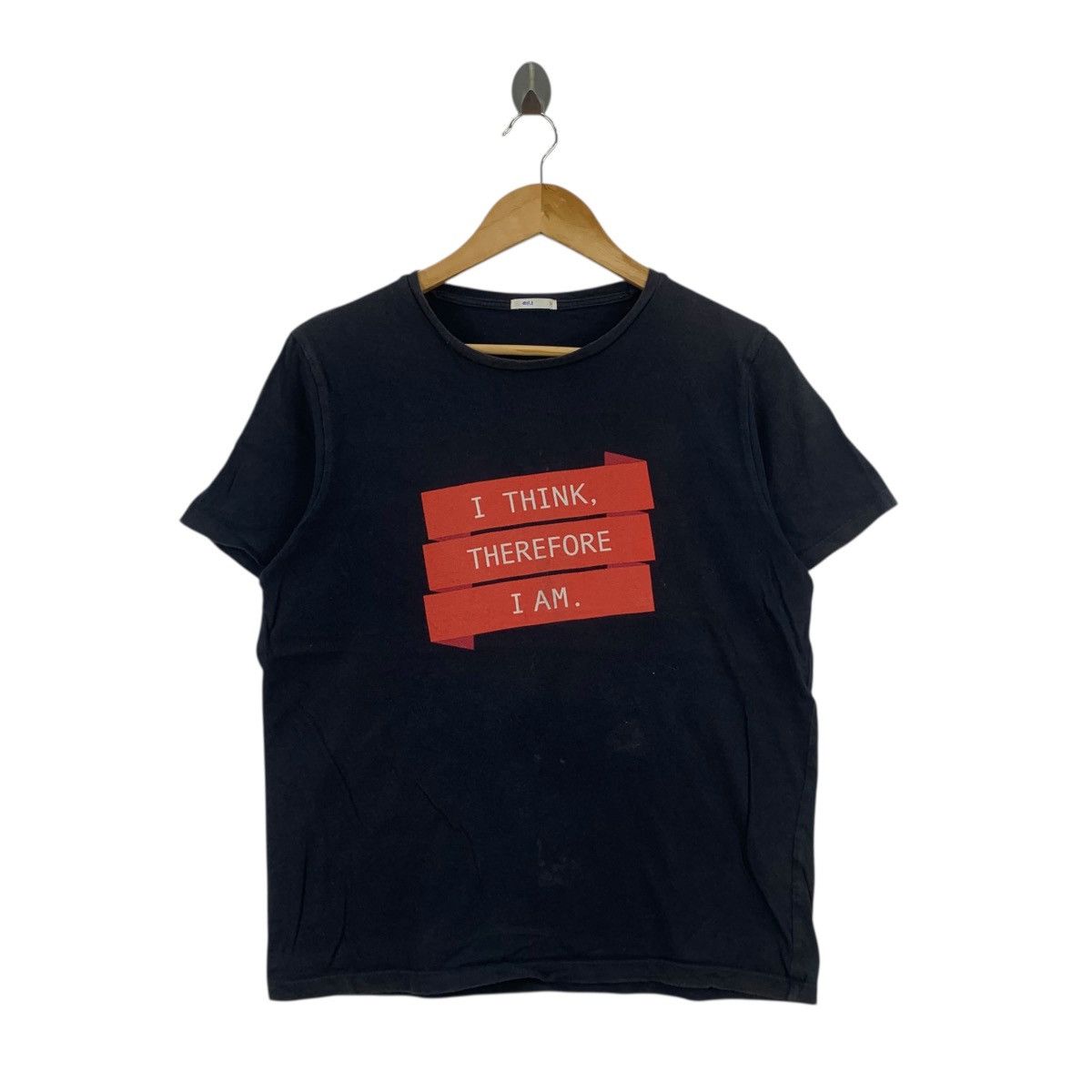 GU GU x RENE DESCARTES I Think Therefore I Am Tee Shirt Top Size M / US 6-8 / IT 42-44 - 3 Thumbnail