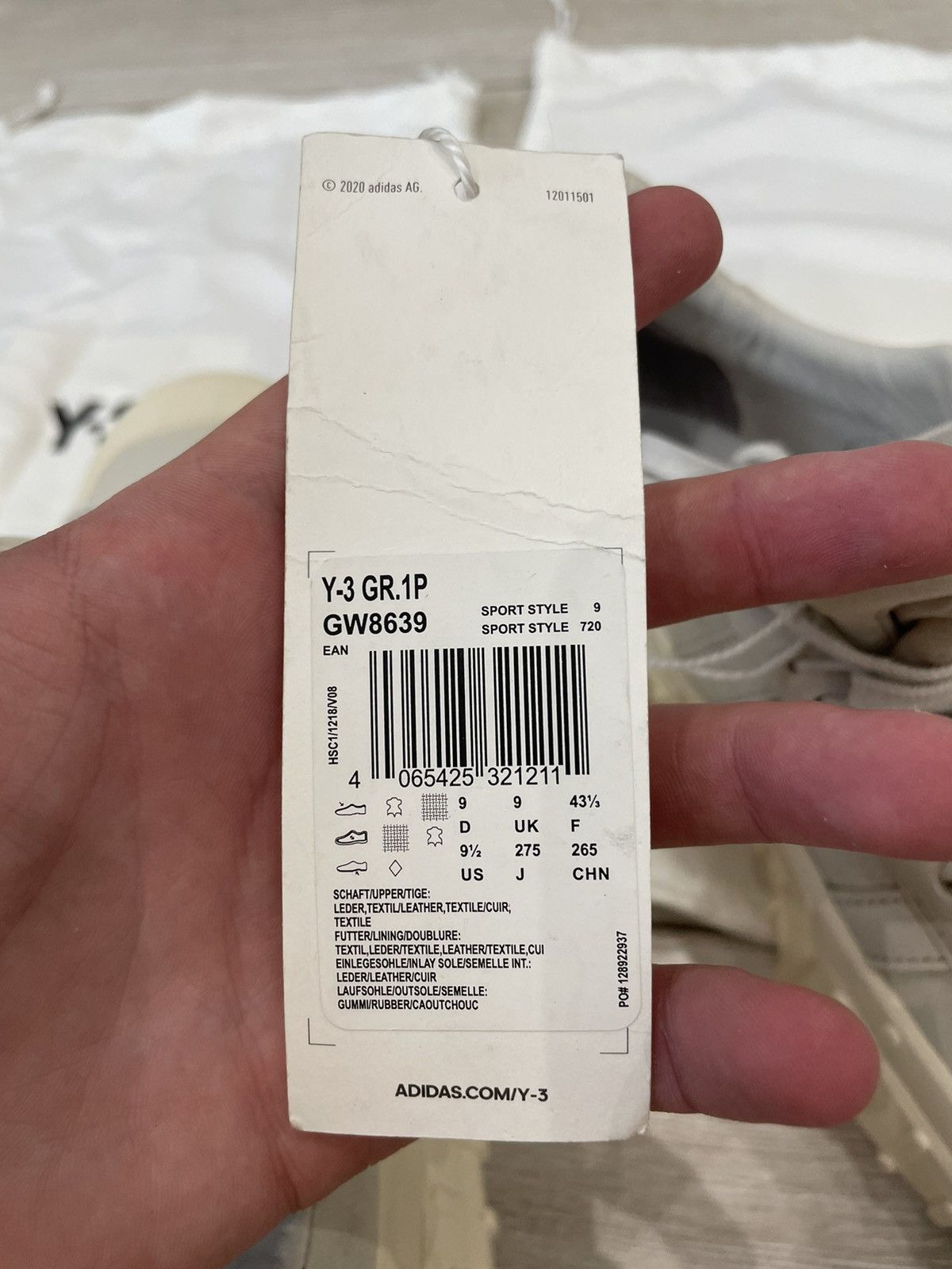 Adidas Adidas Y-3 GR.1P Low - GW8639 Size US 9.5 / EU 42-43 - 9 Thumbnail