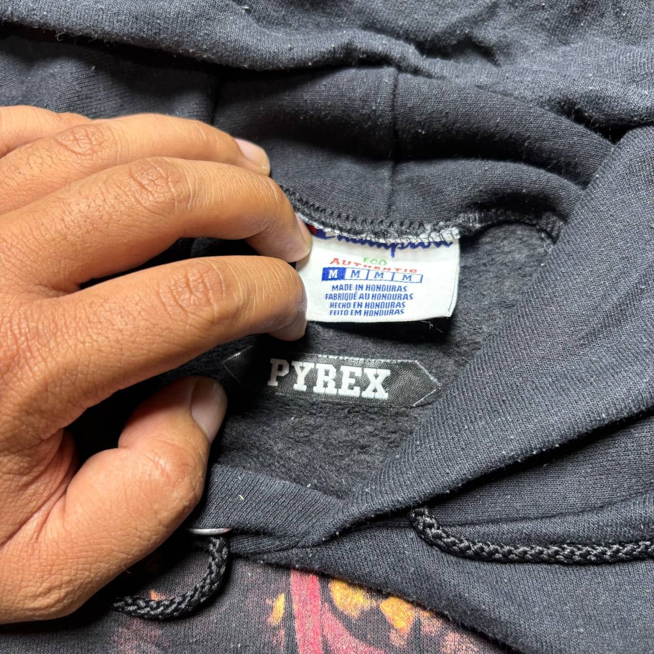 Champion × Off-White archive pyrex virgil abloh hoodie | Grailed
