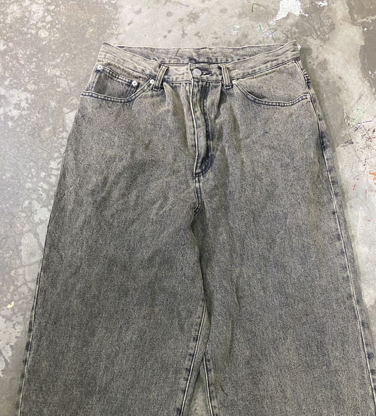 Japanese Brand Mono - Mart Baggy Jeans Size US 32 / EU 48 - 4 Thumbnail