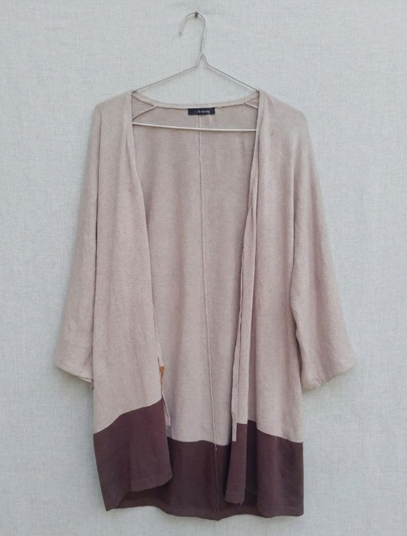 Yohji Yamamoto Y's for living yohji cardigan colorblock cardigan L unisex Size L / US 10 / IT 46 - 1 Thumbnail