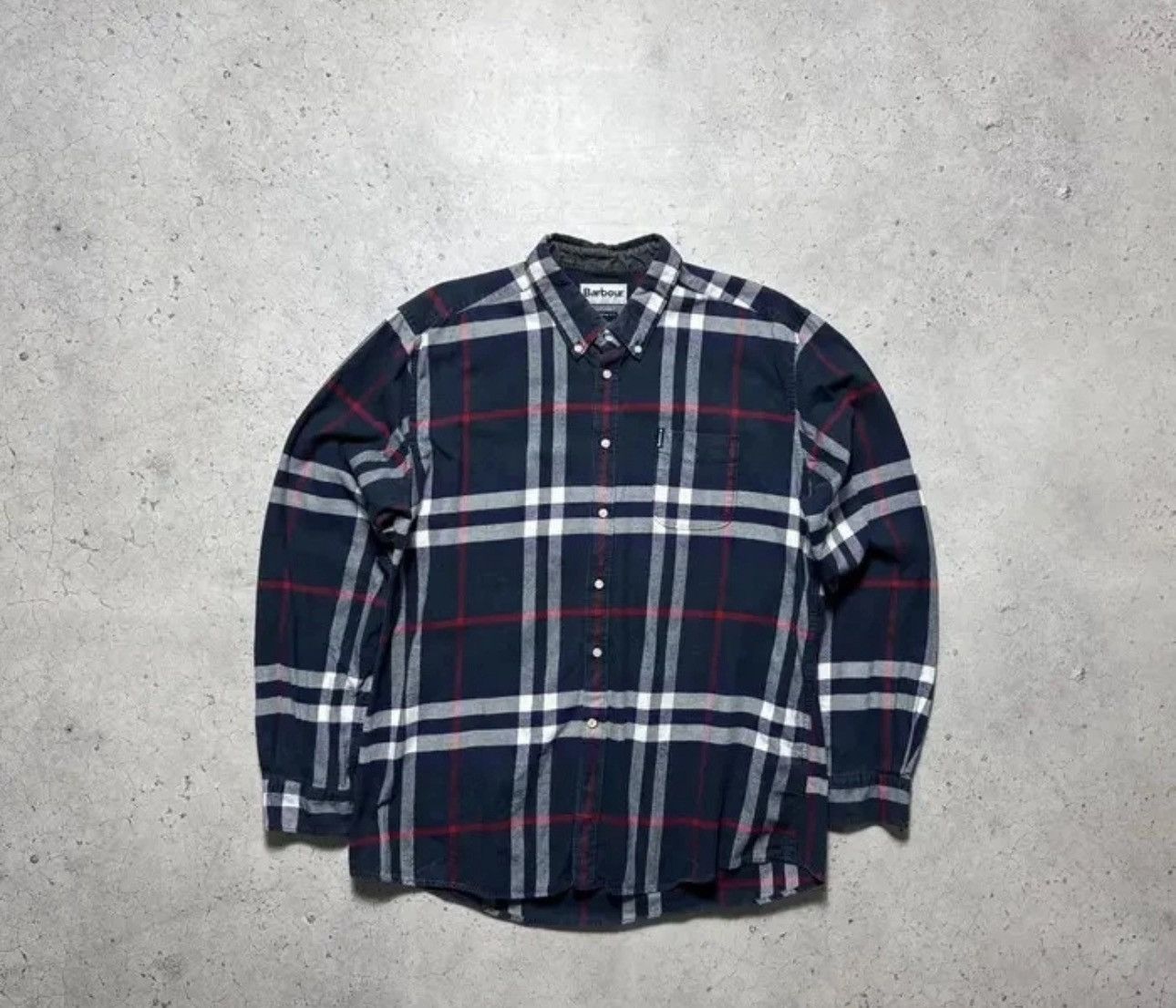 Barbour Barbour Checked Flannel Button Up Shirt Jacket Size XXI Size US XXL / EU 58 / 5 - 1 Thumbnail