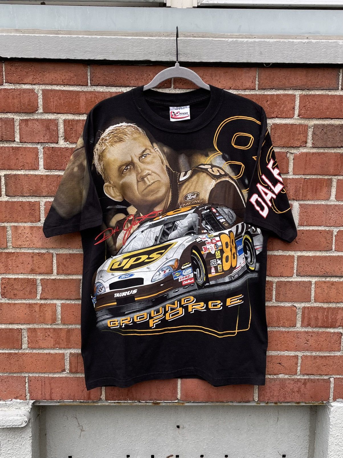 Chase Authentics Vintage 90s Nascar Chase Authentic AOP Dale Jarrett Black Size US L / EU 52-54 / 3 - 1 Thumbnail