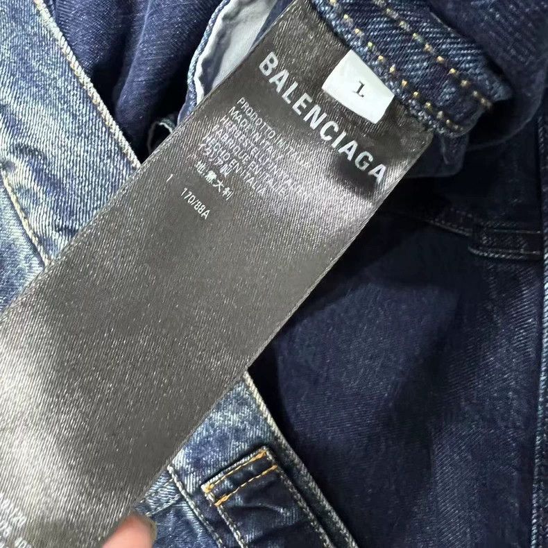 Balenciaga Balenciaga Denim Jacket Size US S / EU 44-46 / 1 - 4 Thumbnail