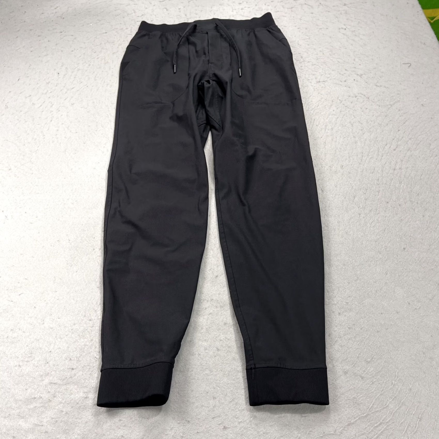 Lululemon Lululemon ABC Jogger Pants M Black Athletic 30 Inseam Slim Tapered Gym Workout Pockets Elastic Waist Men Size US 31 - 2 Thumbnail