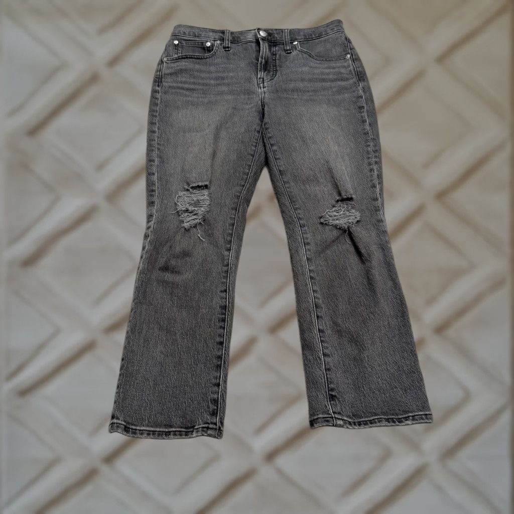 Madewell VINTAGE Madewell Women's Jeans Pants 27P Black Slim Fit Straight Denim Fall Winter Streetwear Size 27" / US 4 / IT 40 - 1 Thumbnail