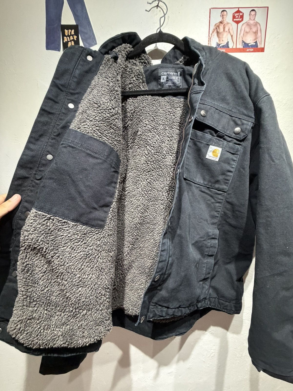 Carhartt Carhartt sherpa hooded jacket Size US XL / EU 56 / 4 - 11 Thumbnail